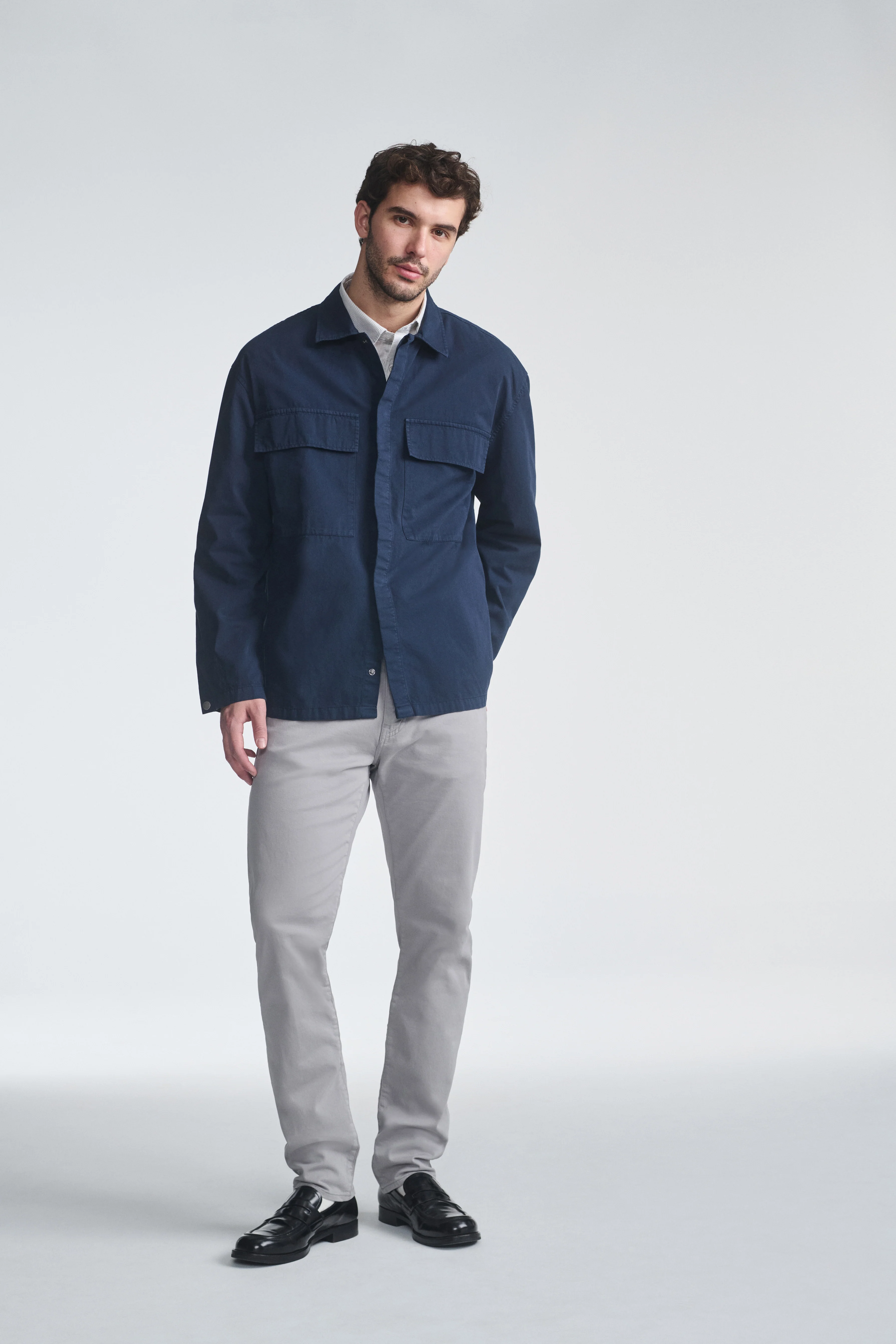 JAKE SLIM LEG IN IRON TWILL - Image 2
