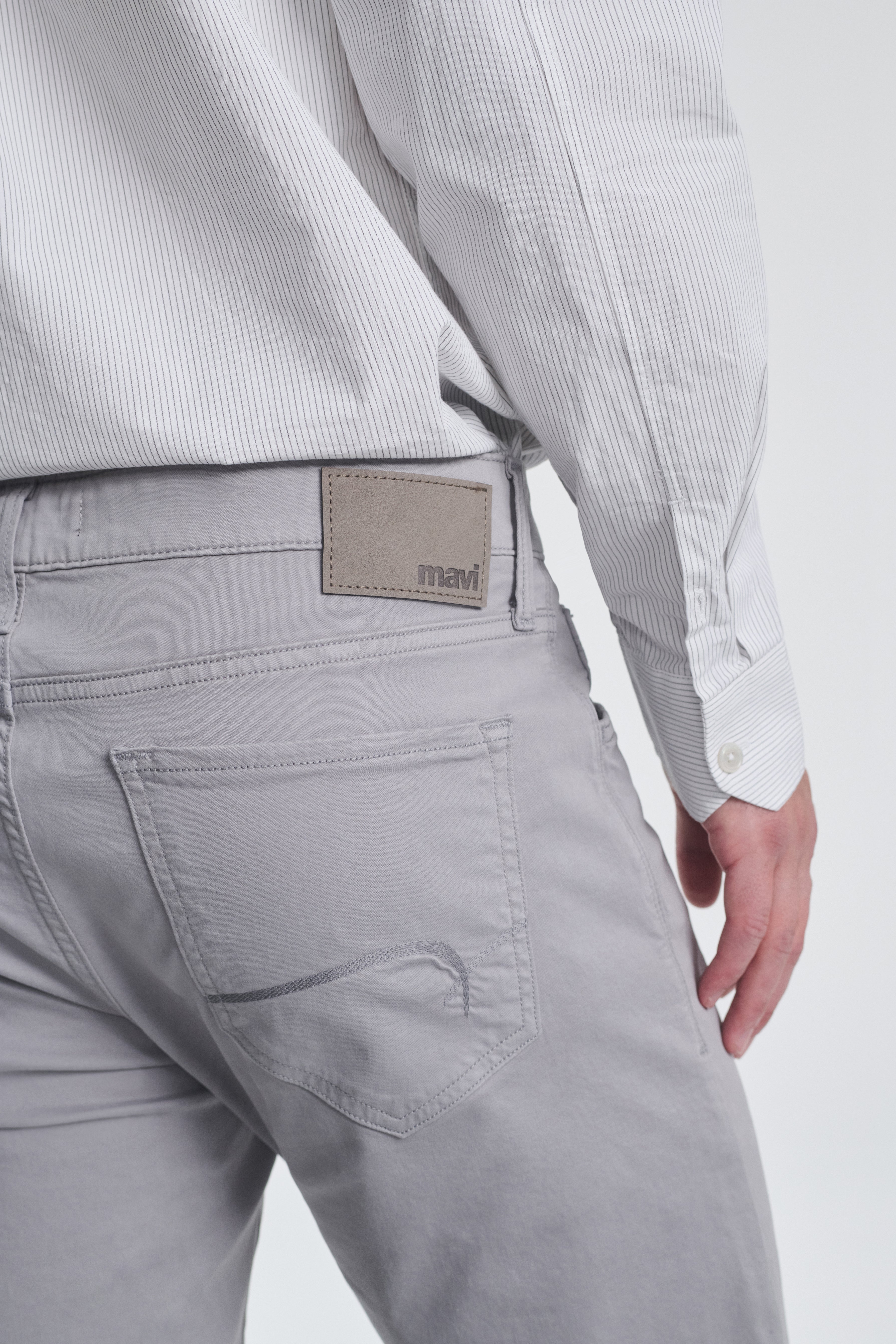 JAKE SLIM LEG IN IRON TWILL - Image 8