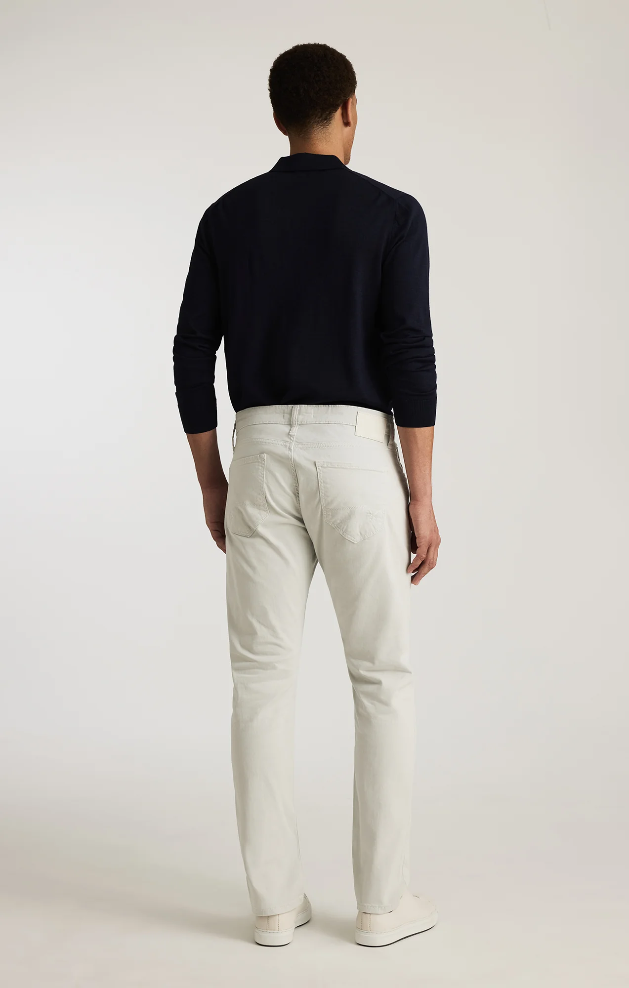 JAKE SLIM LEG IN IVORY CASUAL TWILL - Image 4