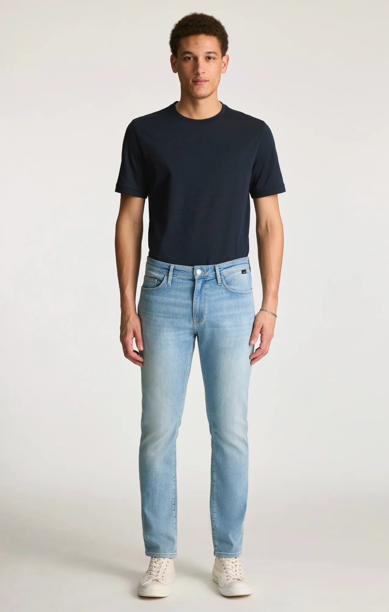 JAKE SLIM LEG IN LIGHT FOGGY FEATHER BLUE - Image 4