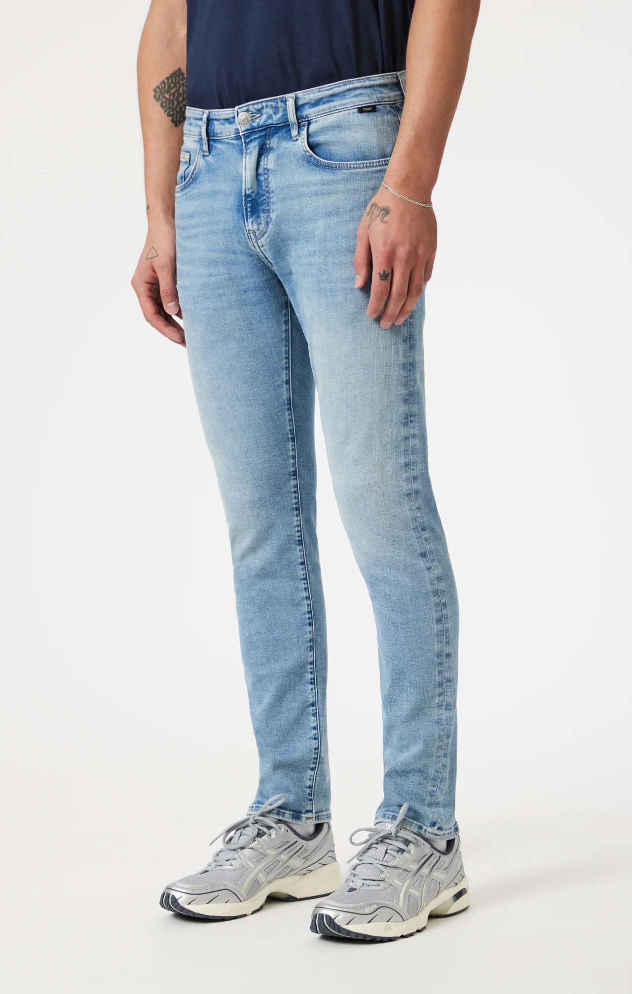 JAKE SLIM LEG IN LIGHT USED FEATHER BLUE - Image 3