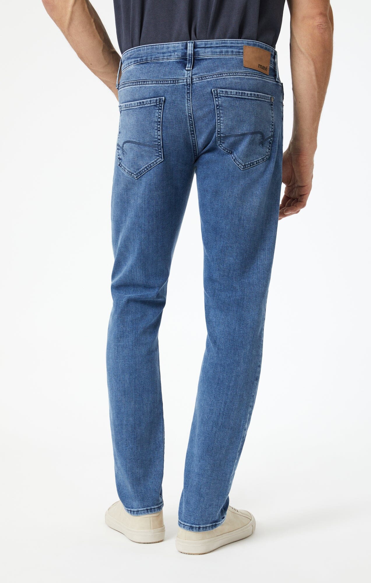 JAKE SLIM LEG IN MID BRUSHED WILLIAMSBURG - Image 5