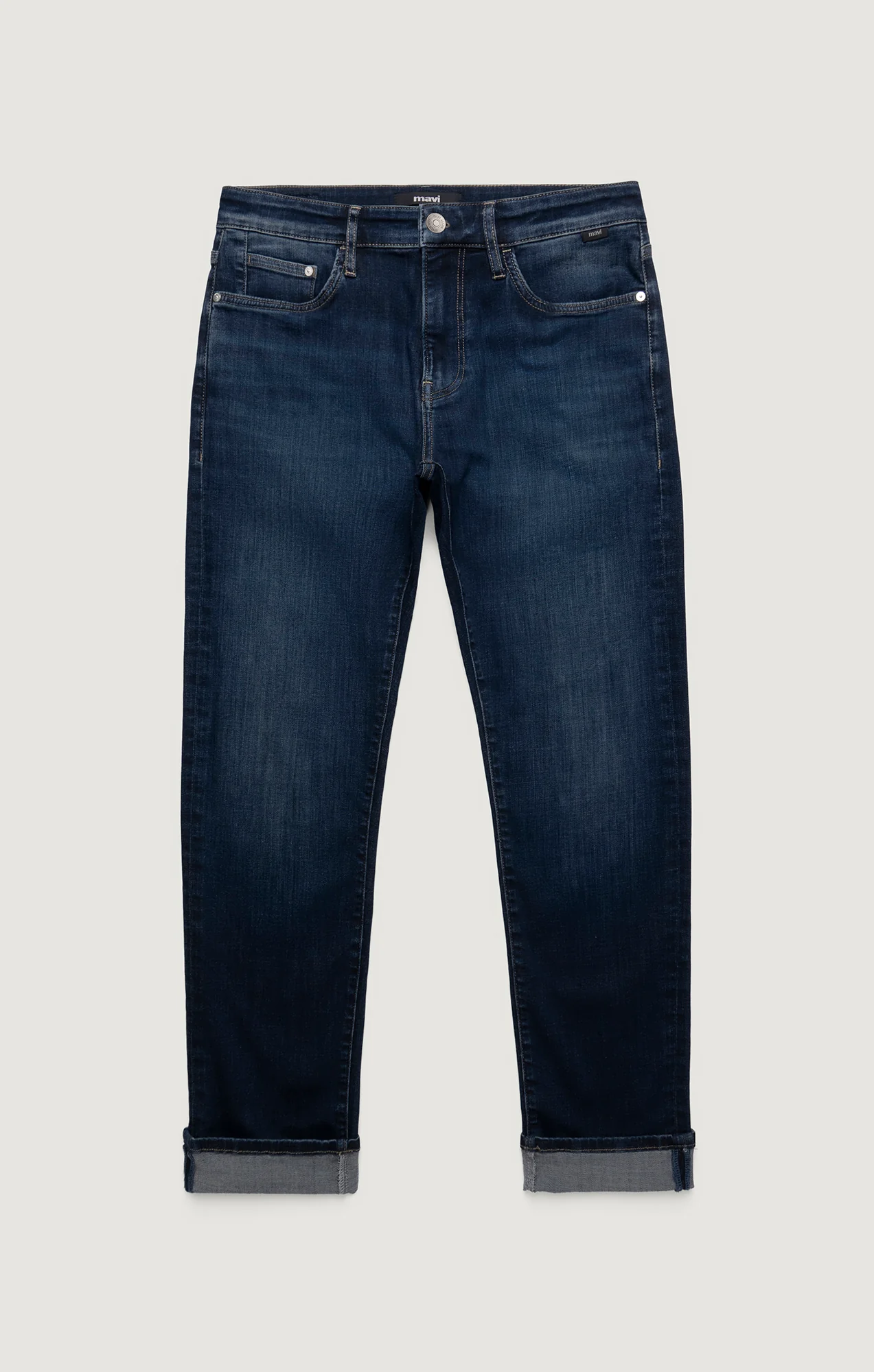 JAKE SLIM LEG IN MIDNIGHT BRUSHED FEATHER BLUE - Image 9