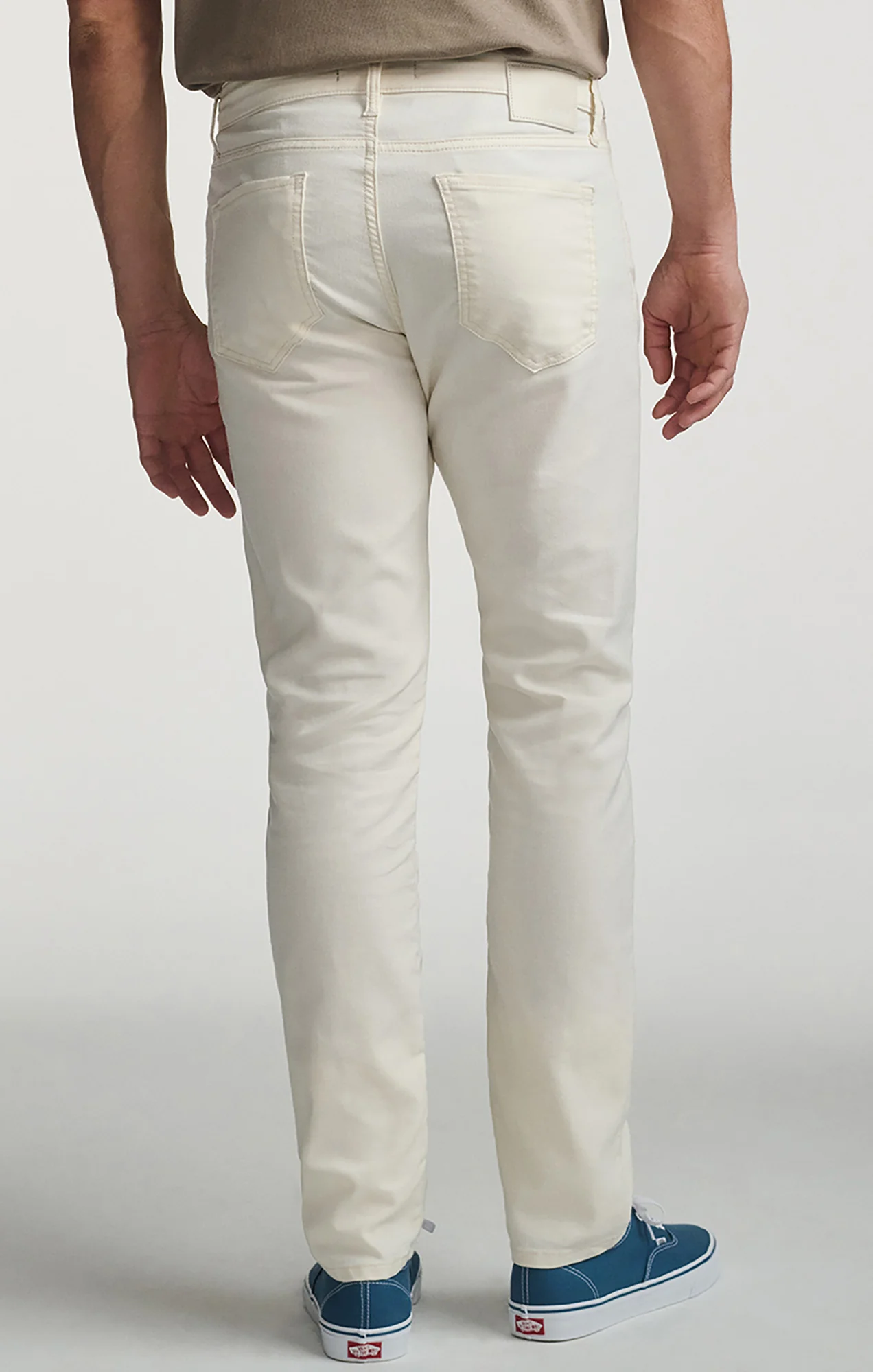 JAKE SLIM LEG IN OFF WHITE LINEN - Image 4