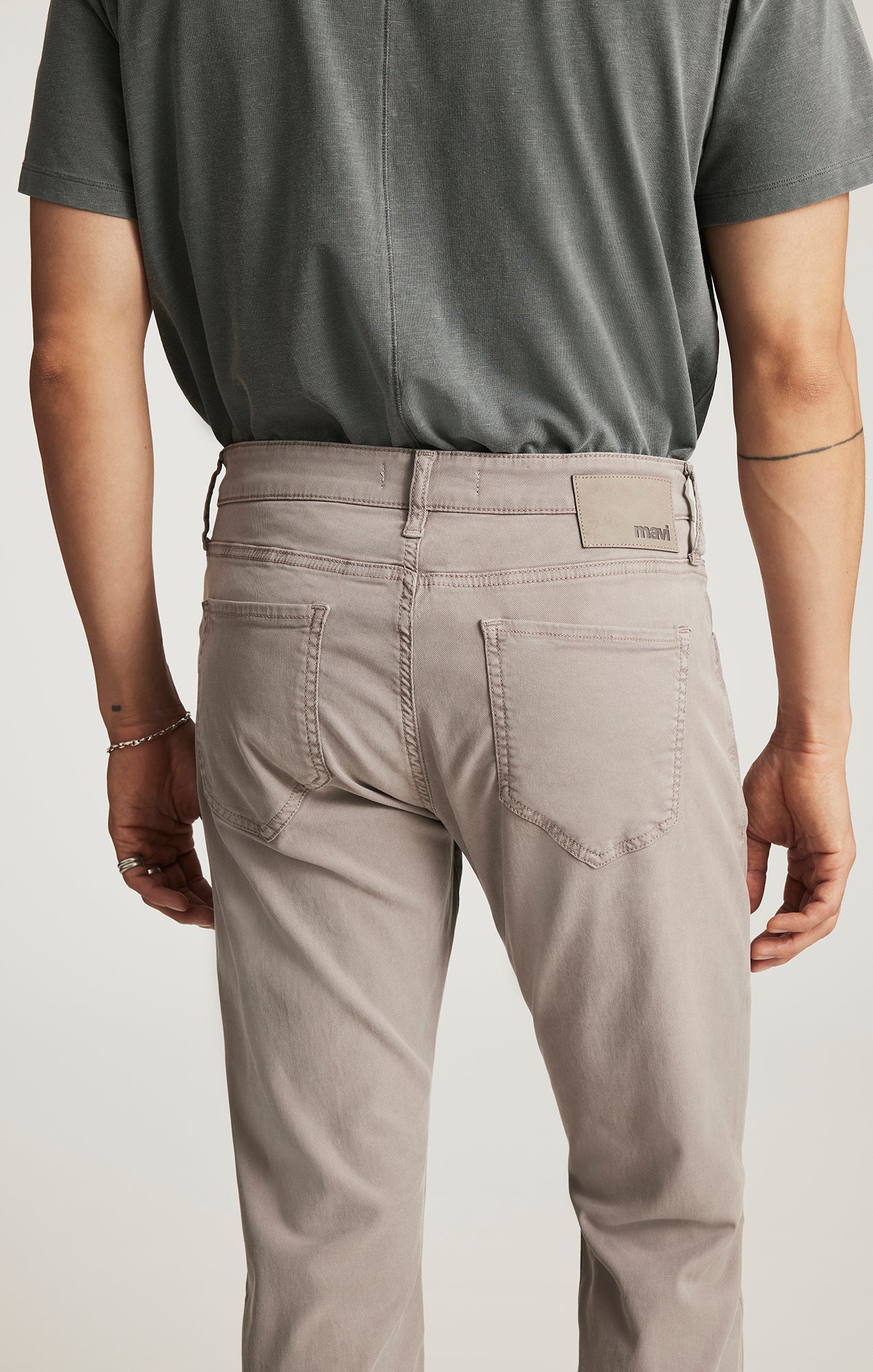 JAKE SLIM LEG IN PORCELAIN LUXE TWILL - Image 5
