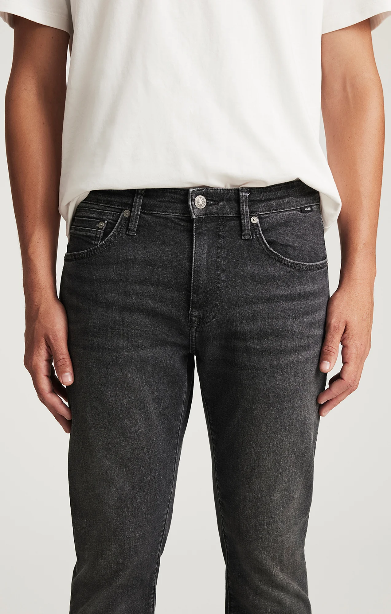 JAKE SLIM LEG IN SMOKE ORGANIC VINTAGE - Image 5
