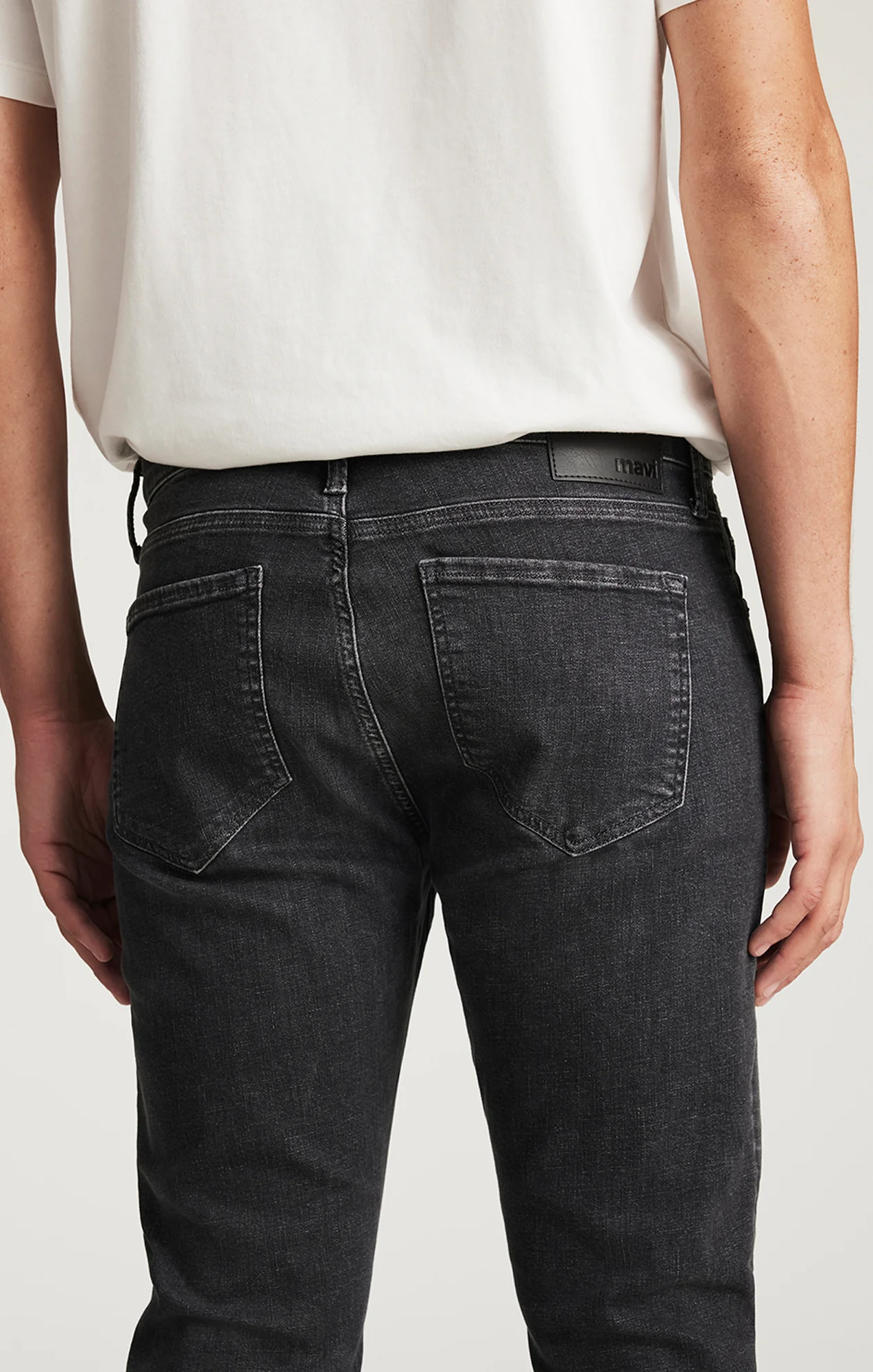 JAKE SLIM LEG IN SMOKE ORGANIC VINTAGE - Image 6