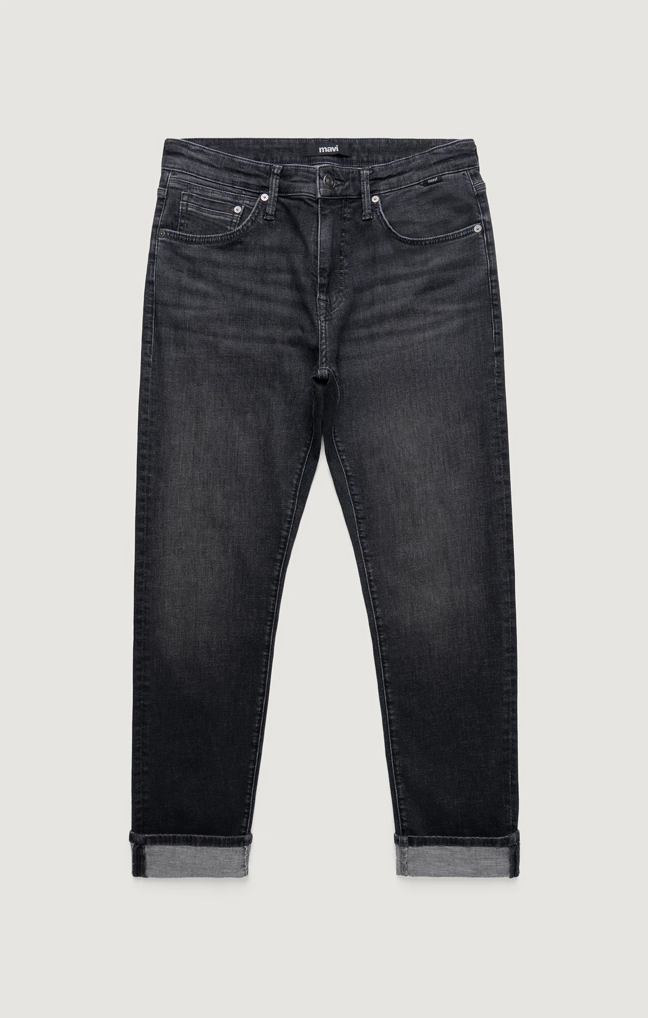 JAKE SLIM LEG IN SMOKE ORGANIC VINTAGE - Image 7
