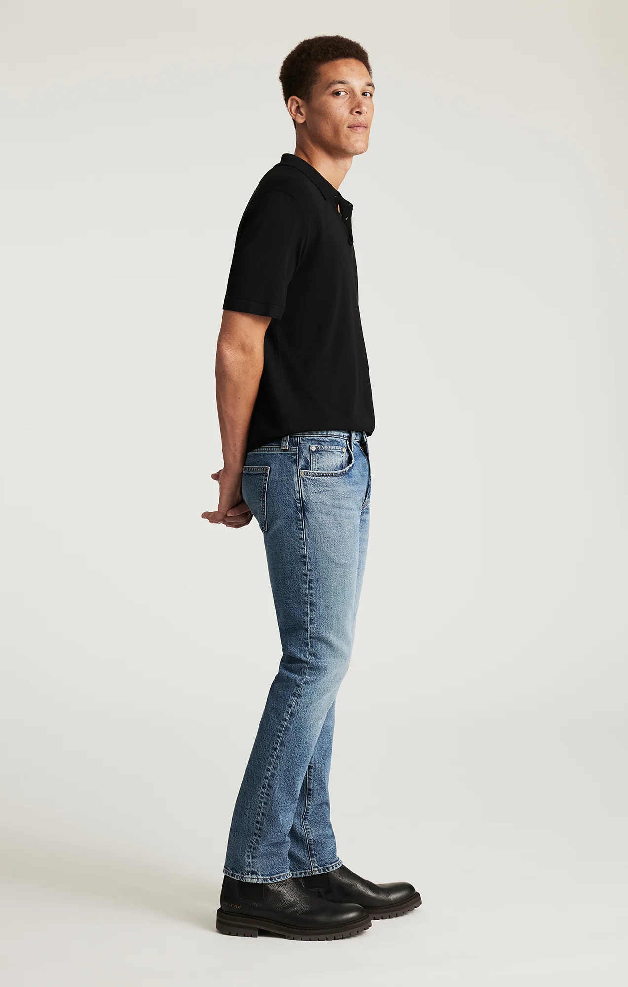 JAKE SLIM LEG IN USED BRUSHED CLASSIC BLUE - Image 2