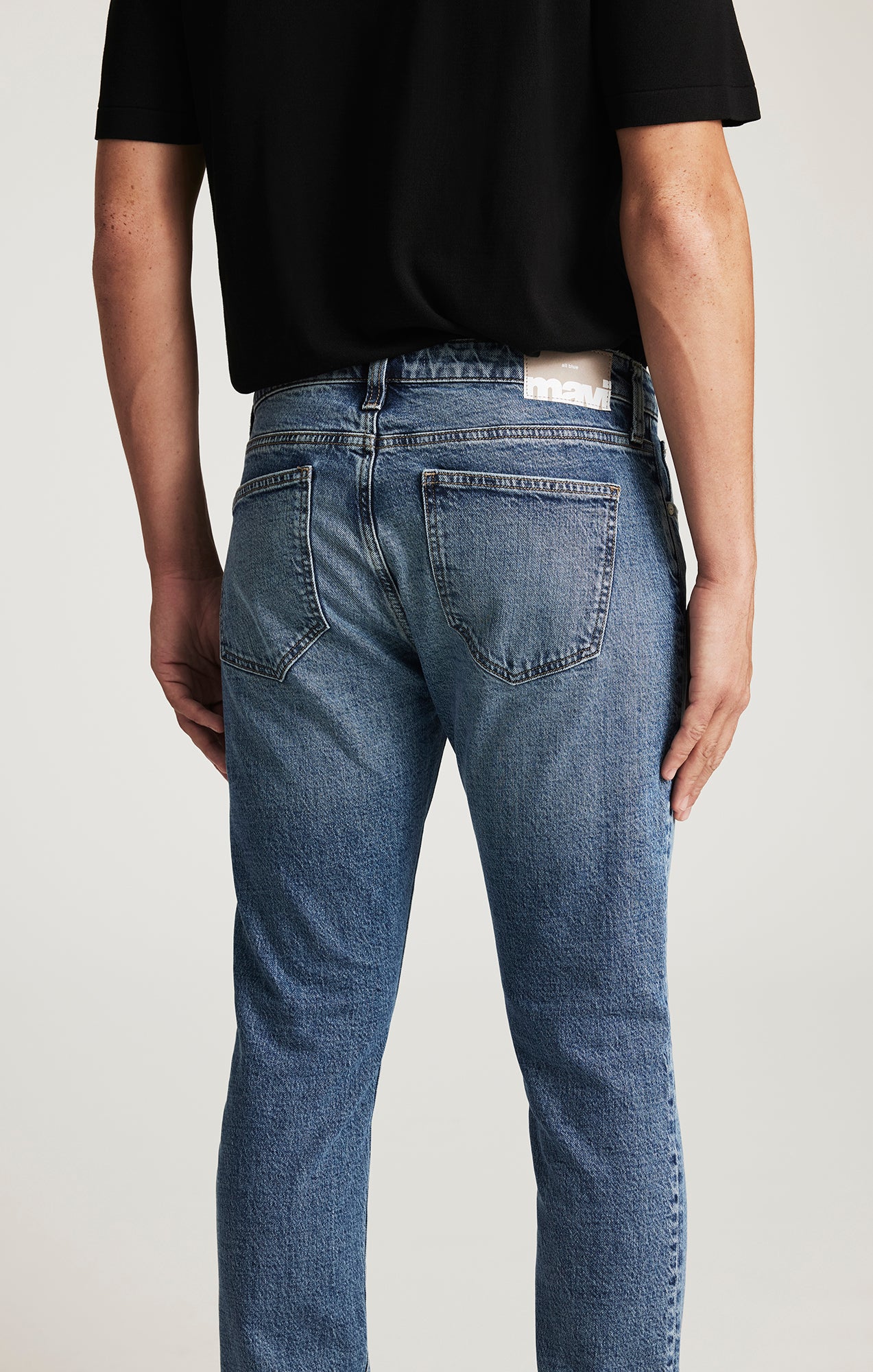 JAKE SLIM LEG IN USED BRUSHED CLASSIC BLUE - Image 6