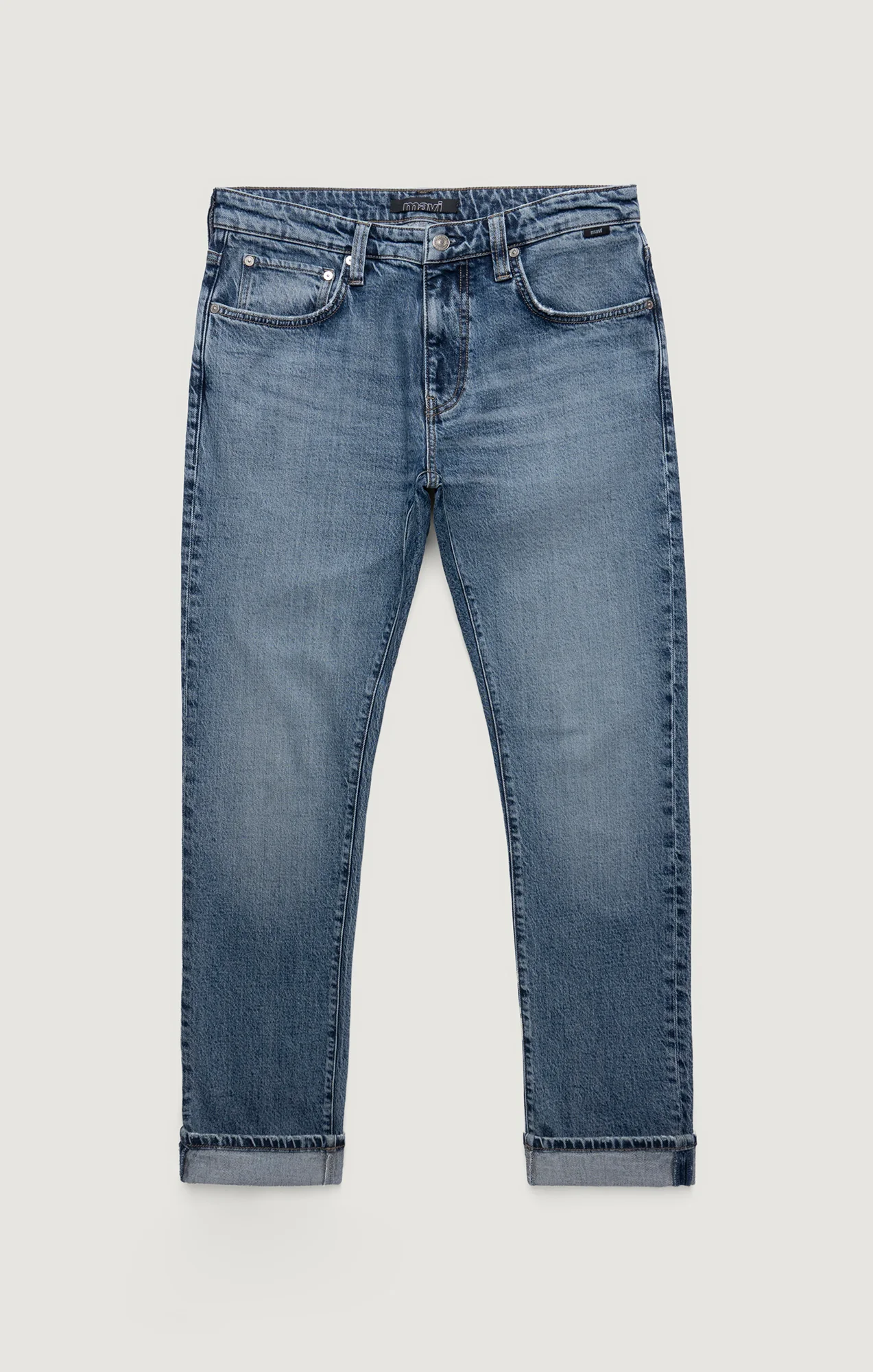 JAKE SLIM LEG IN USED BRUSHED CLASSIC BLUE - Image 7