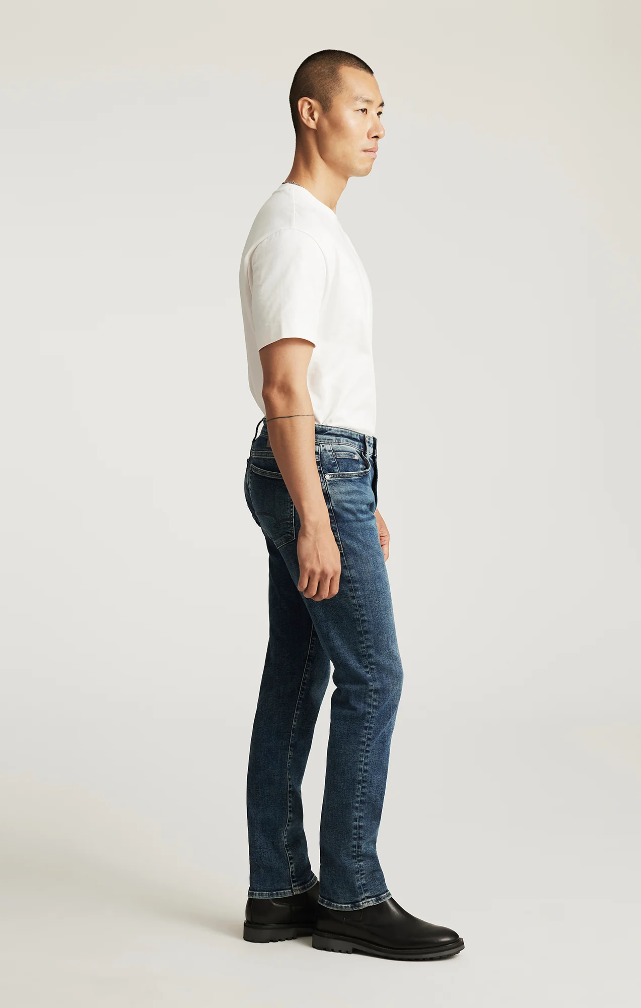 JAKE SLIM LEG IN USED BRUSHED FEATHER BLUE - Image 2