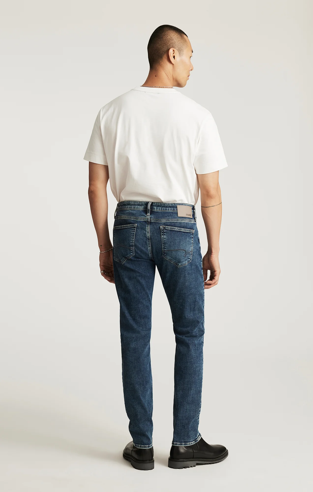 JAKE SLIM LEG IN USED BRUSHED FEATHER BLUE - Image 3
