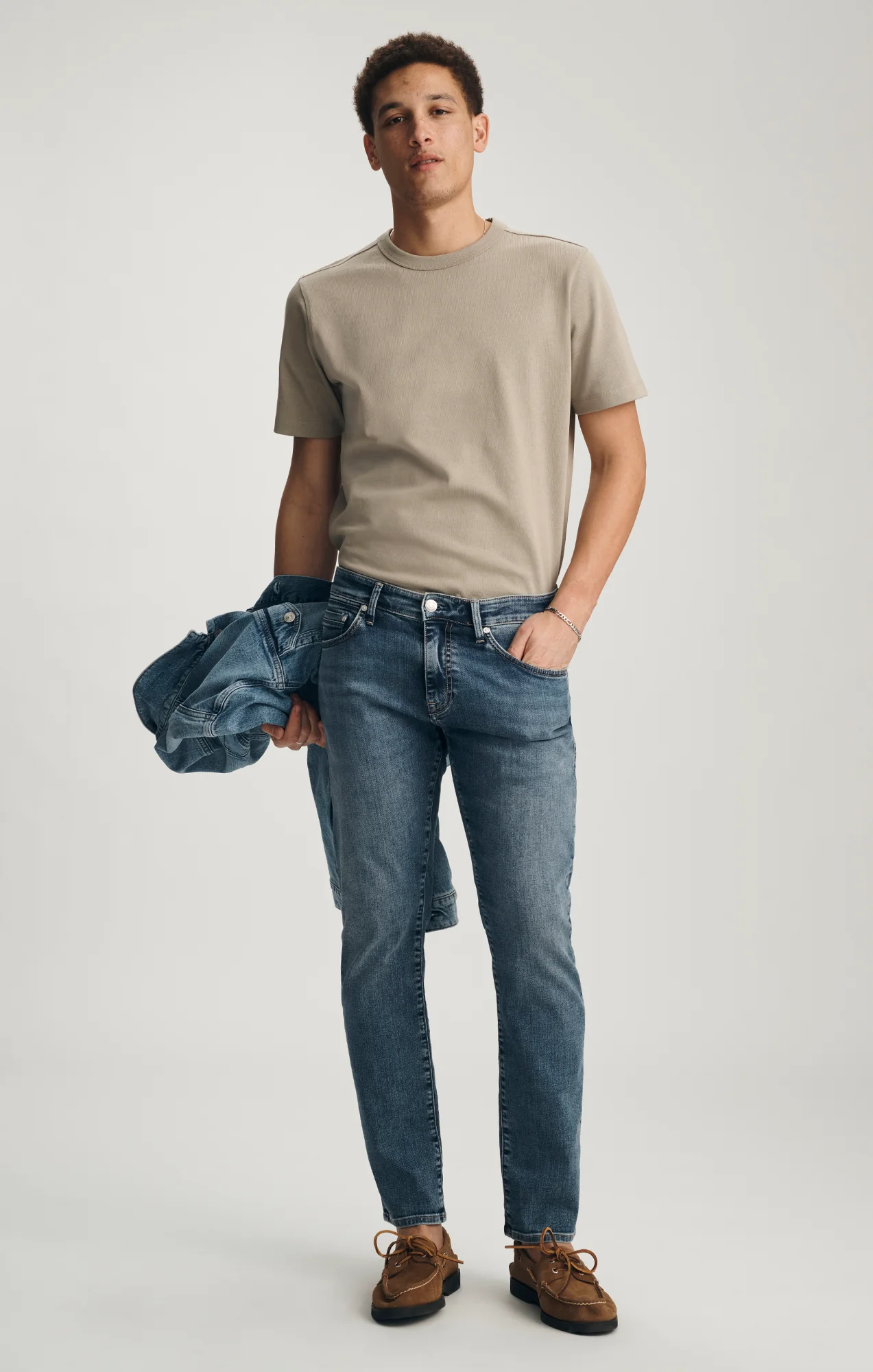 JAKE SLIM LEG JEANS IN BRUSHED WILLIAMSBURG