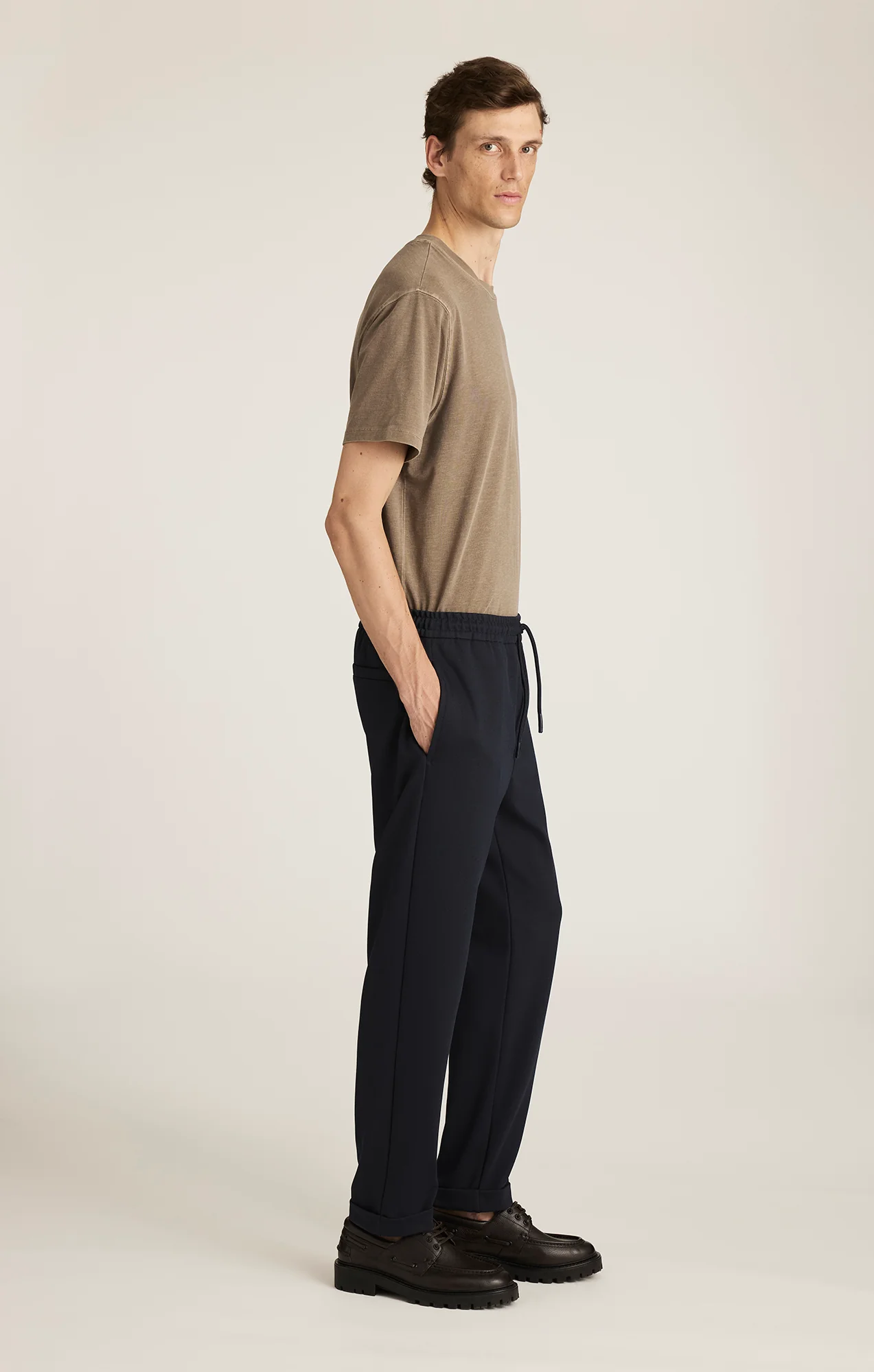 JERSEY PANTS IN BARITONE BLUE - Image 2