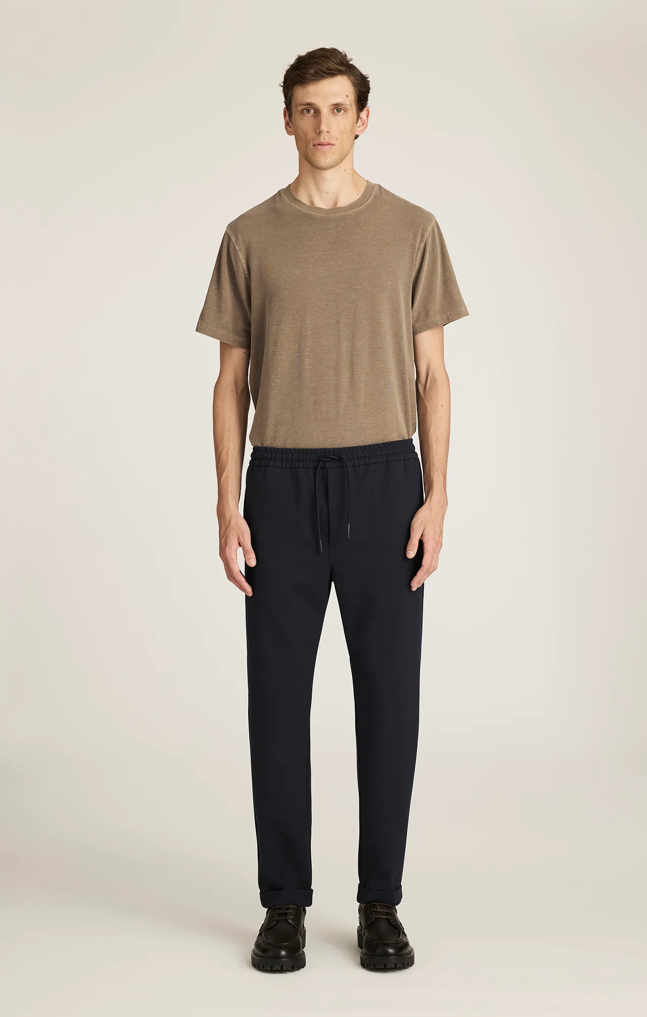 JERSEY PANTS IN BARITONE BLUE - Image 4