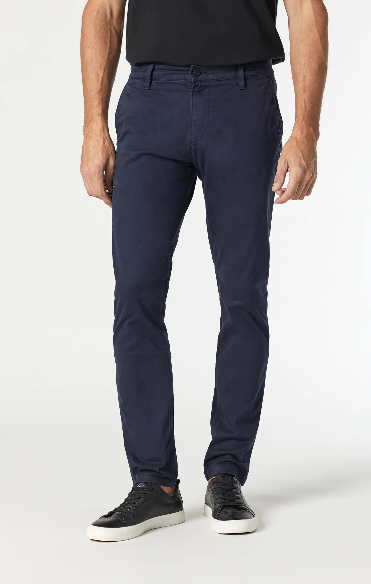JOHNNY SLIM LEG CHINO IN DARK NAVY TWILL - Image 4
