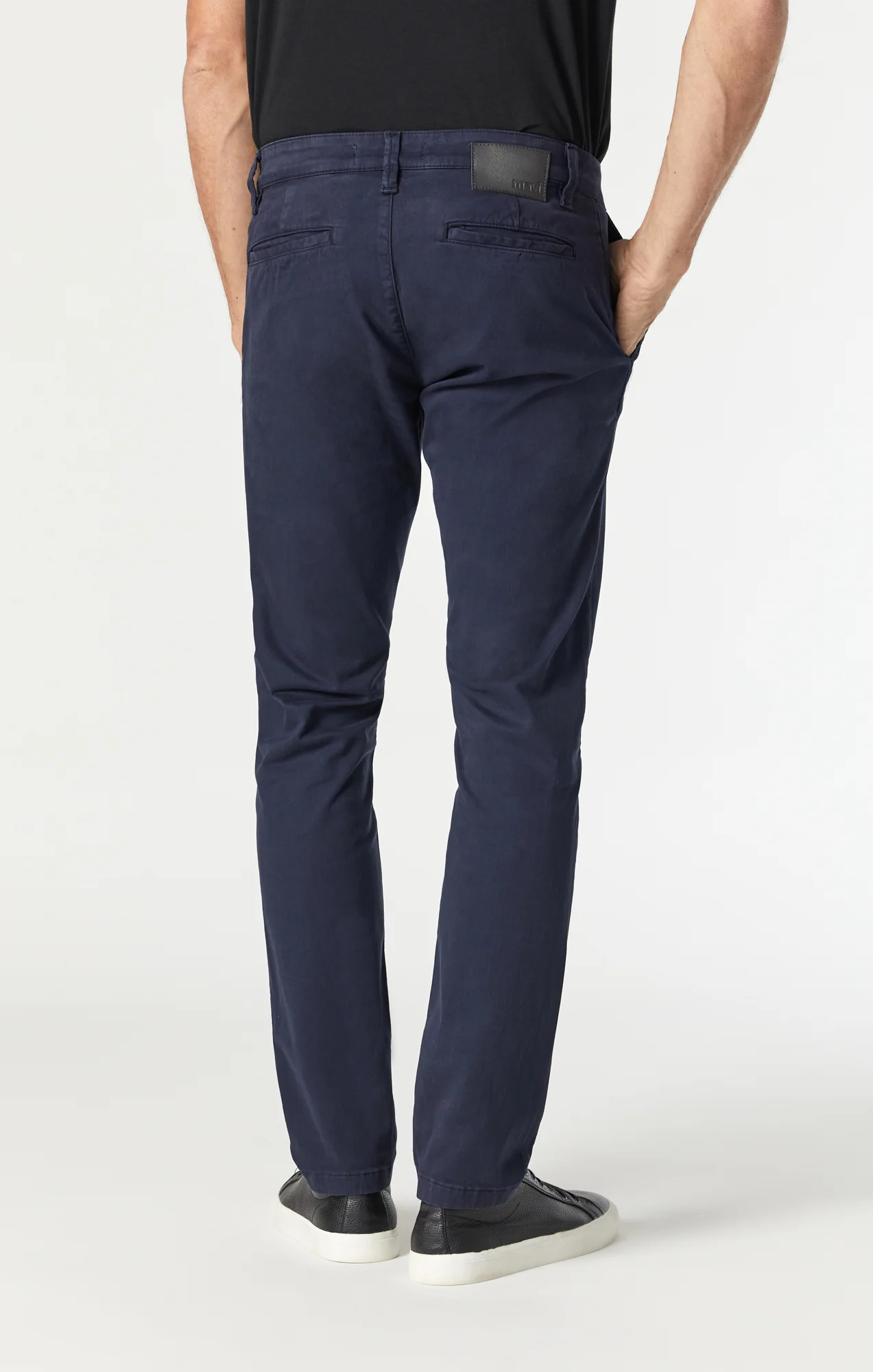 JOHNNY SLIM LEG CHINO IN DARK NAVY TWILL - Image 6