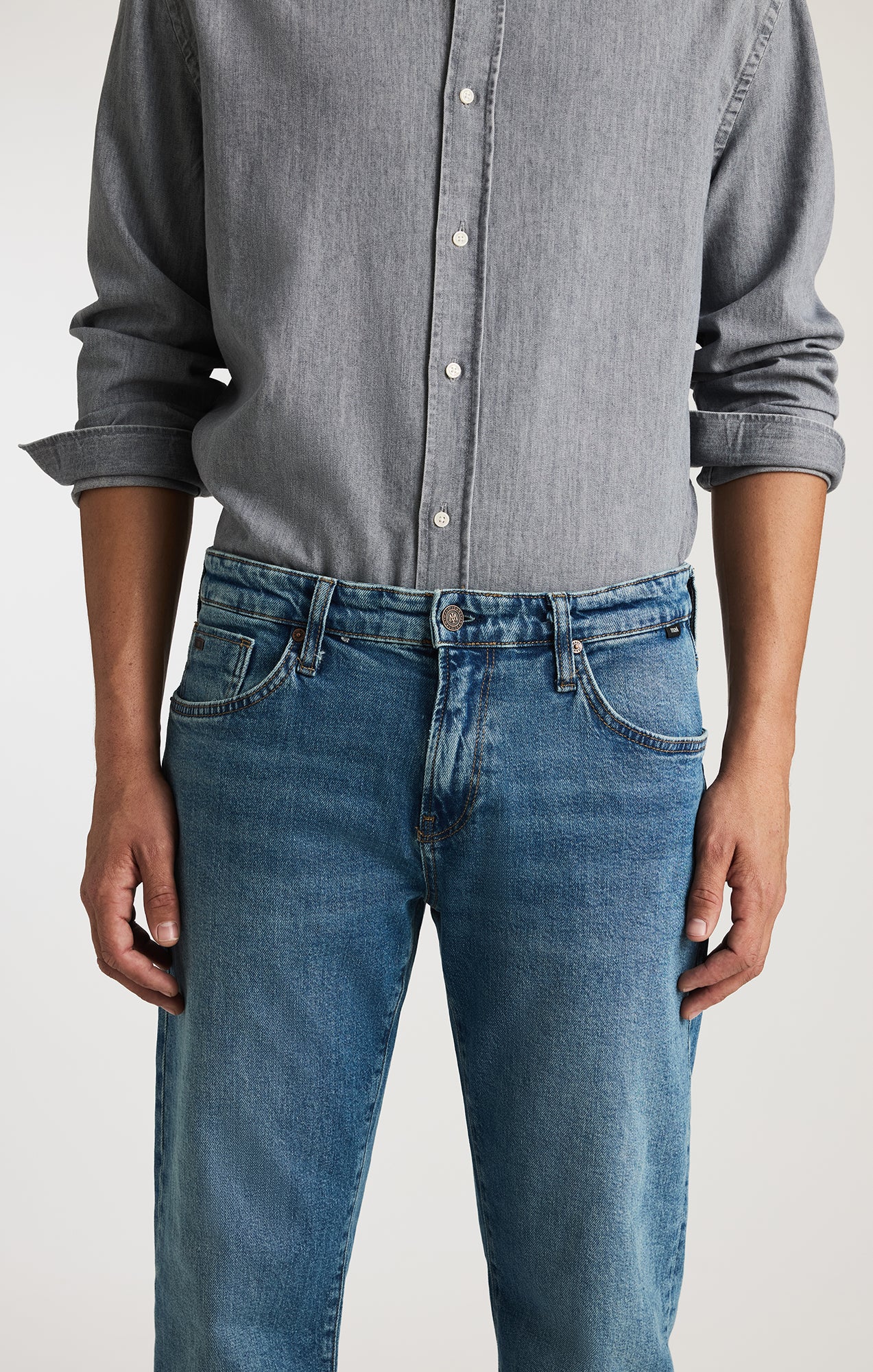 JOSH BOOTCUT IN DARK BRUSHED CLASSIC DENIM - Image 5