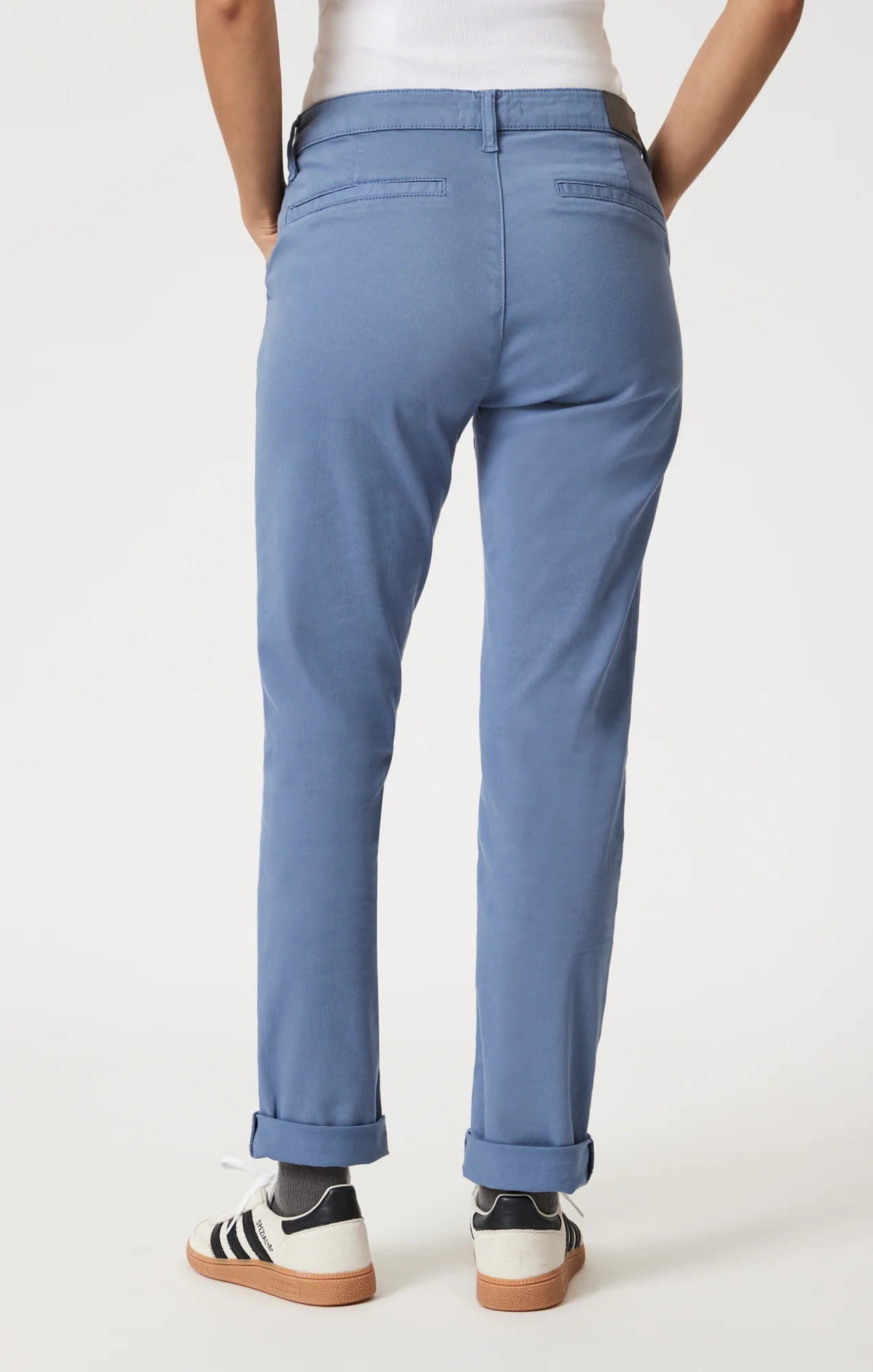 KATHLEEN SLIM BOYFRIEND CHINO IN RIVIERA CASUAL TWILL - Image 3