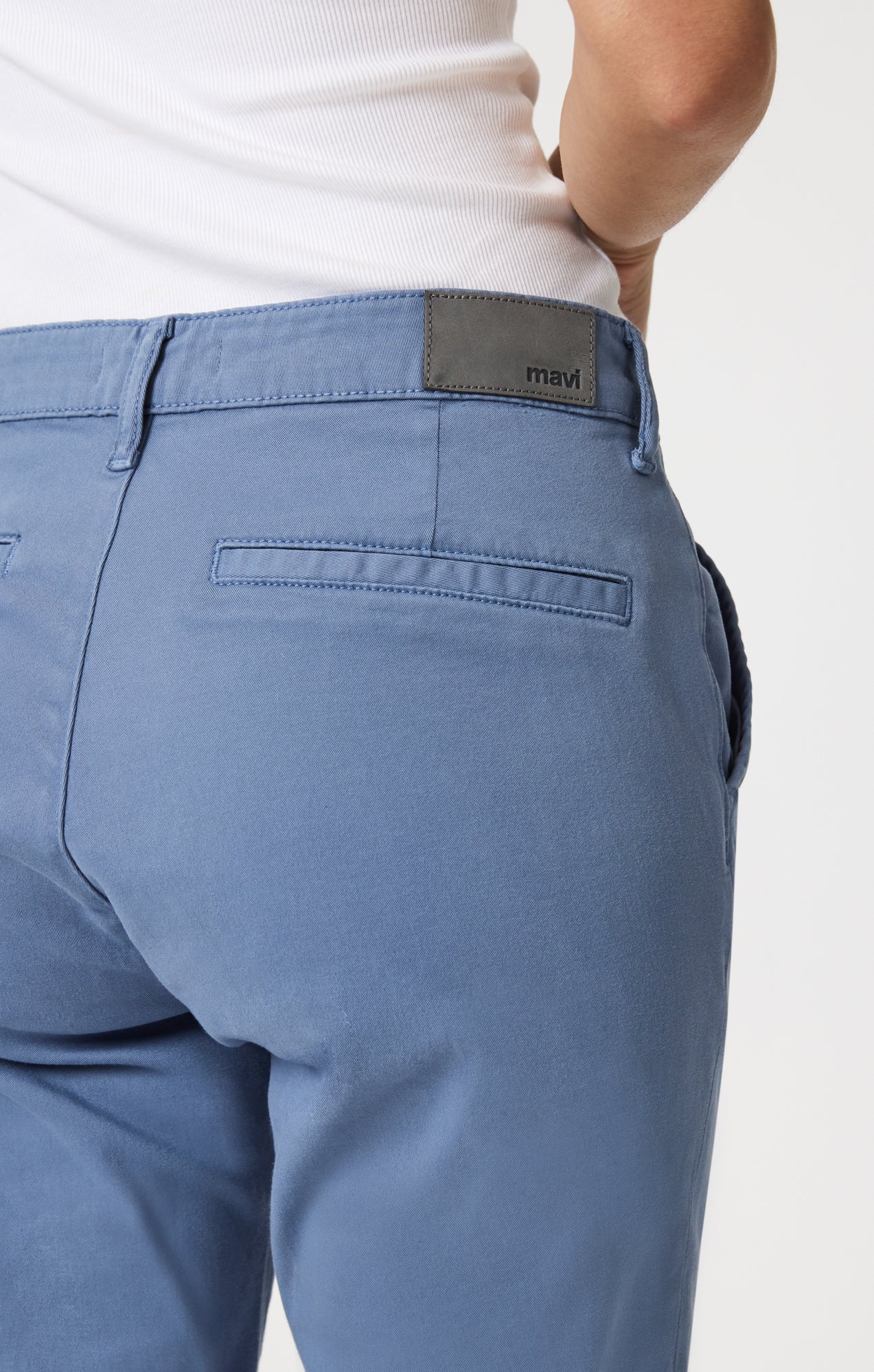 KATHLEEN SLIM BOYFRIEND CHINO IN RIVIERA CASUAL TWILL - Image 6