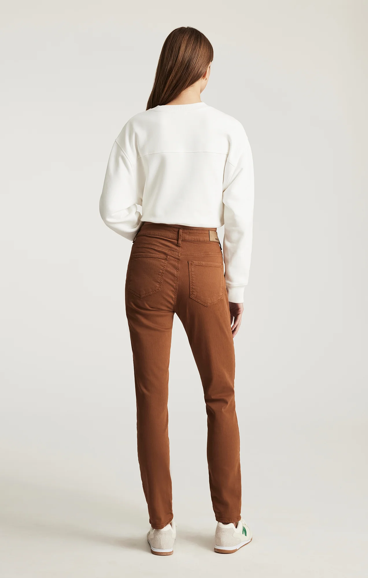 KATHLEEN SLIM BOYFRIEND IN CAMEL FLEX BLUE - Image 3