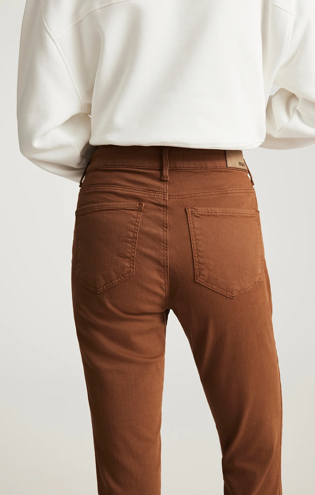 KATHLEEN SLIM BOYFRIEND IN CAMEL FLEX BLUE - Image 6