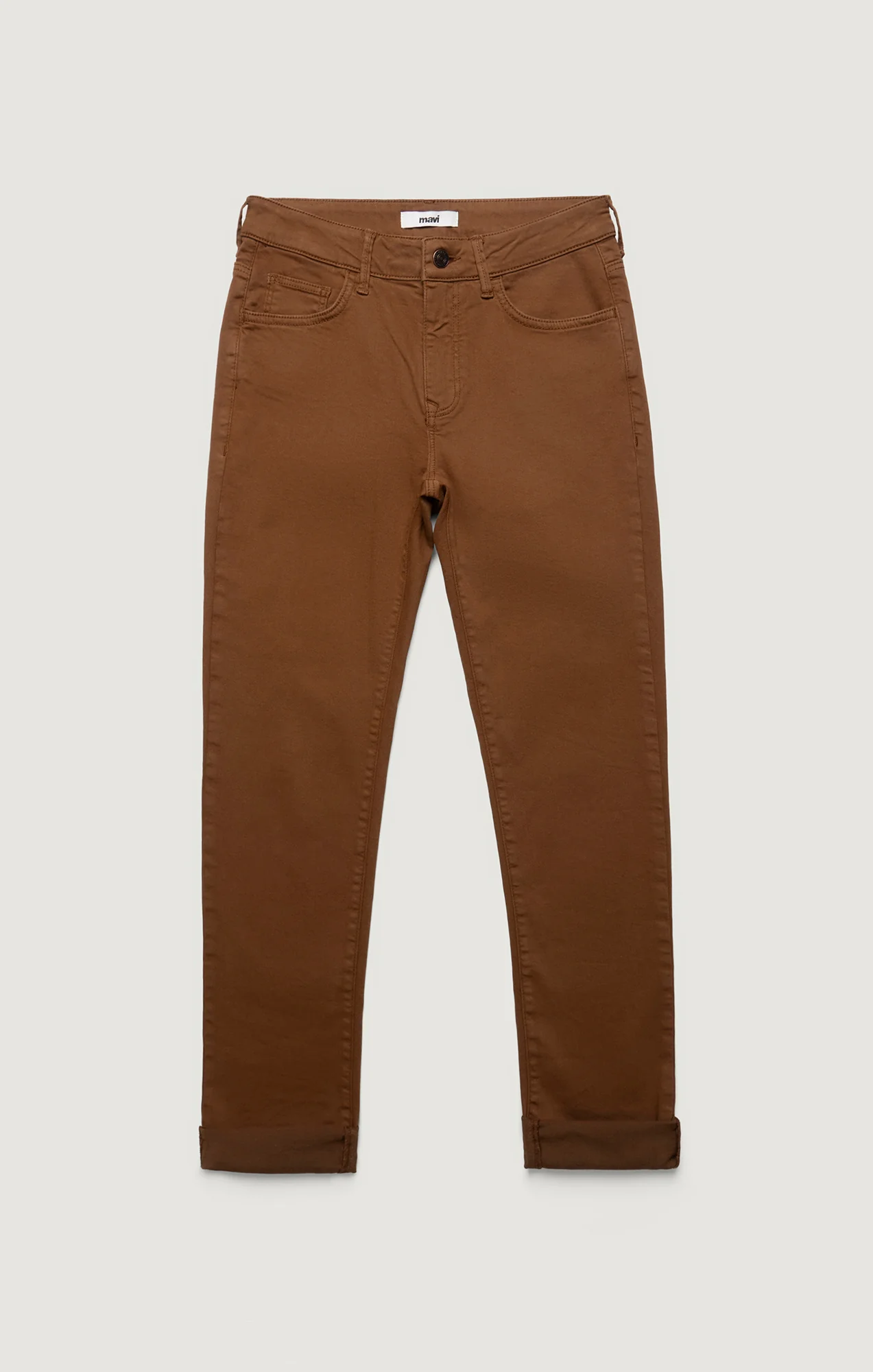 KATHLEEN SLIM BOYFRIEND IN CAMEL FLEX BLUE - Image 7