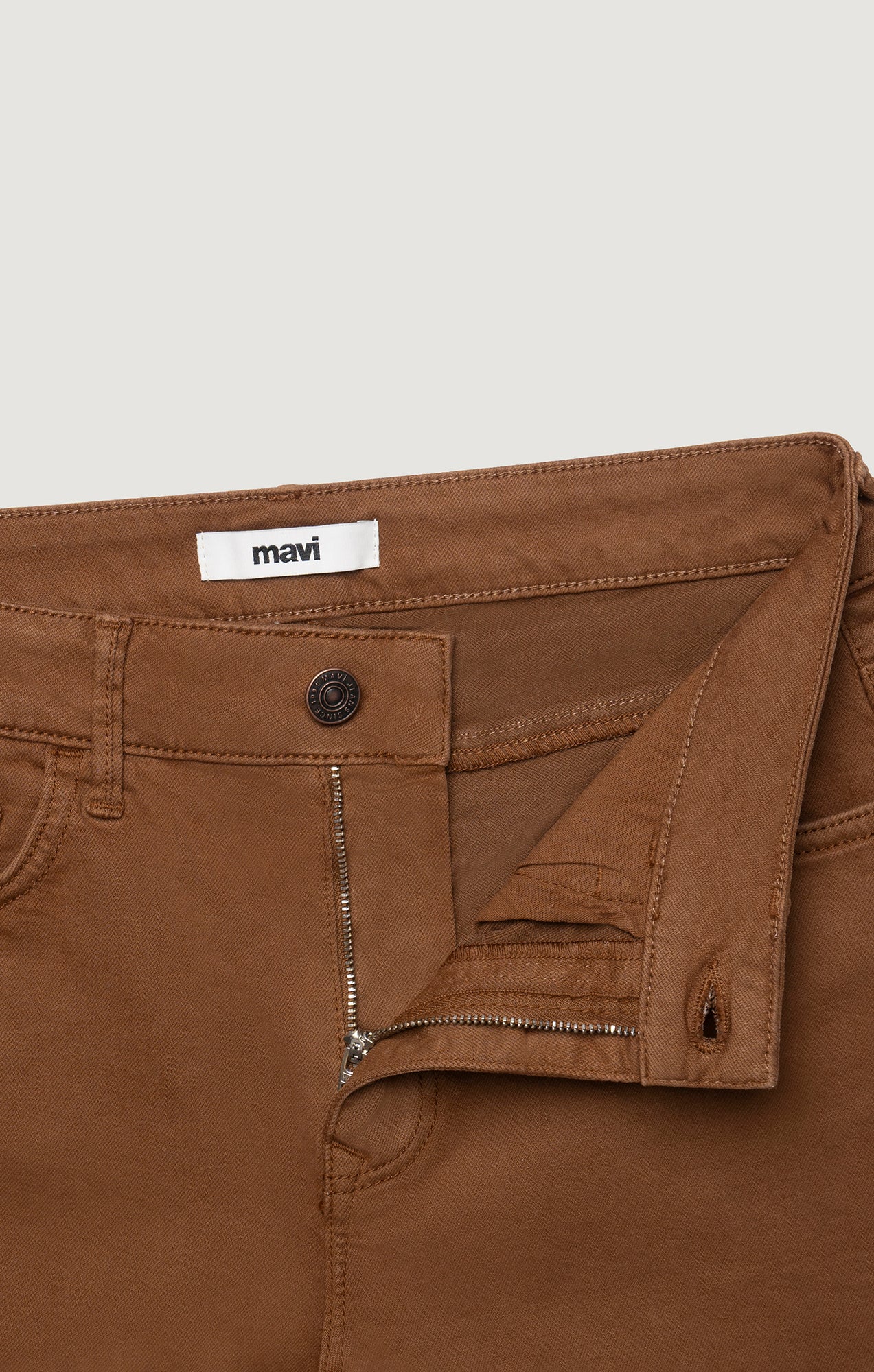 KATHLEEN SLIM BOYFRIEND IN CAMEL FLEX BLUE - Image 8