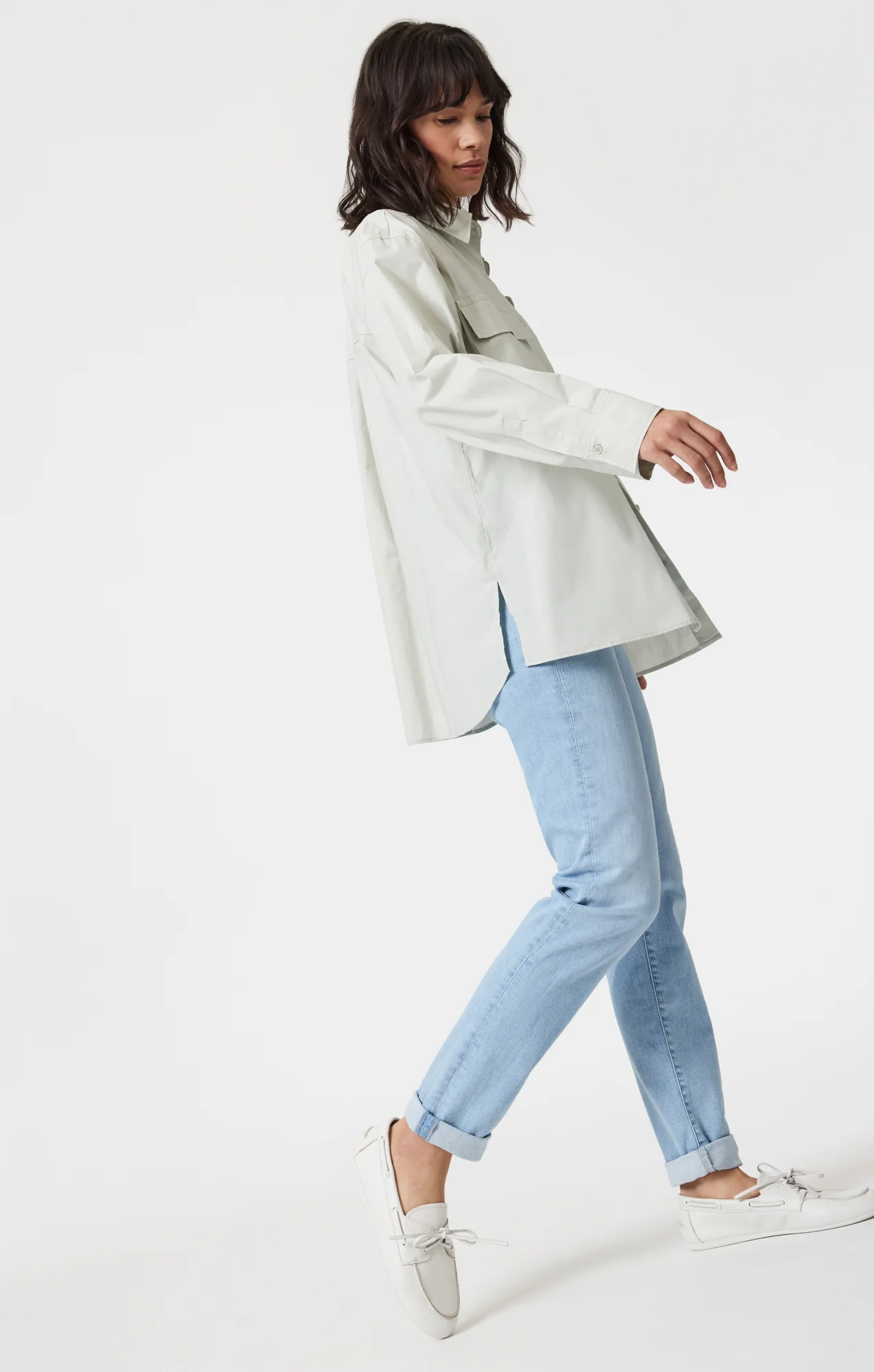 KATHLEEN SLIM BOYFRIEND IN LIGHT BLUE FLEX BLUE - Image 2