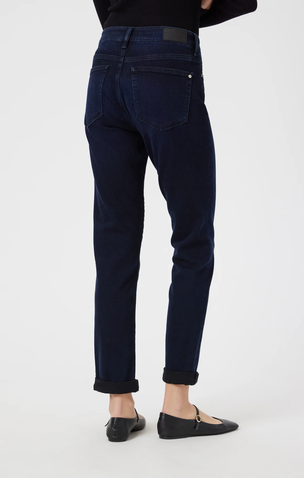 KATHLEEN SLIM BOYFRIEND IN MIDNIGHT FEATHER BLUE - Image 4