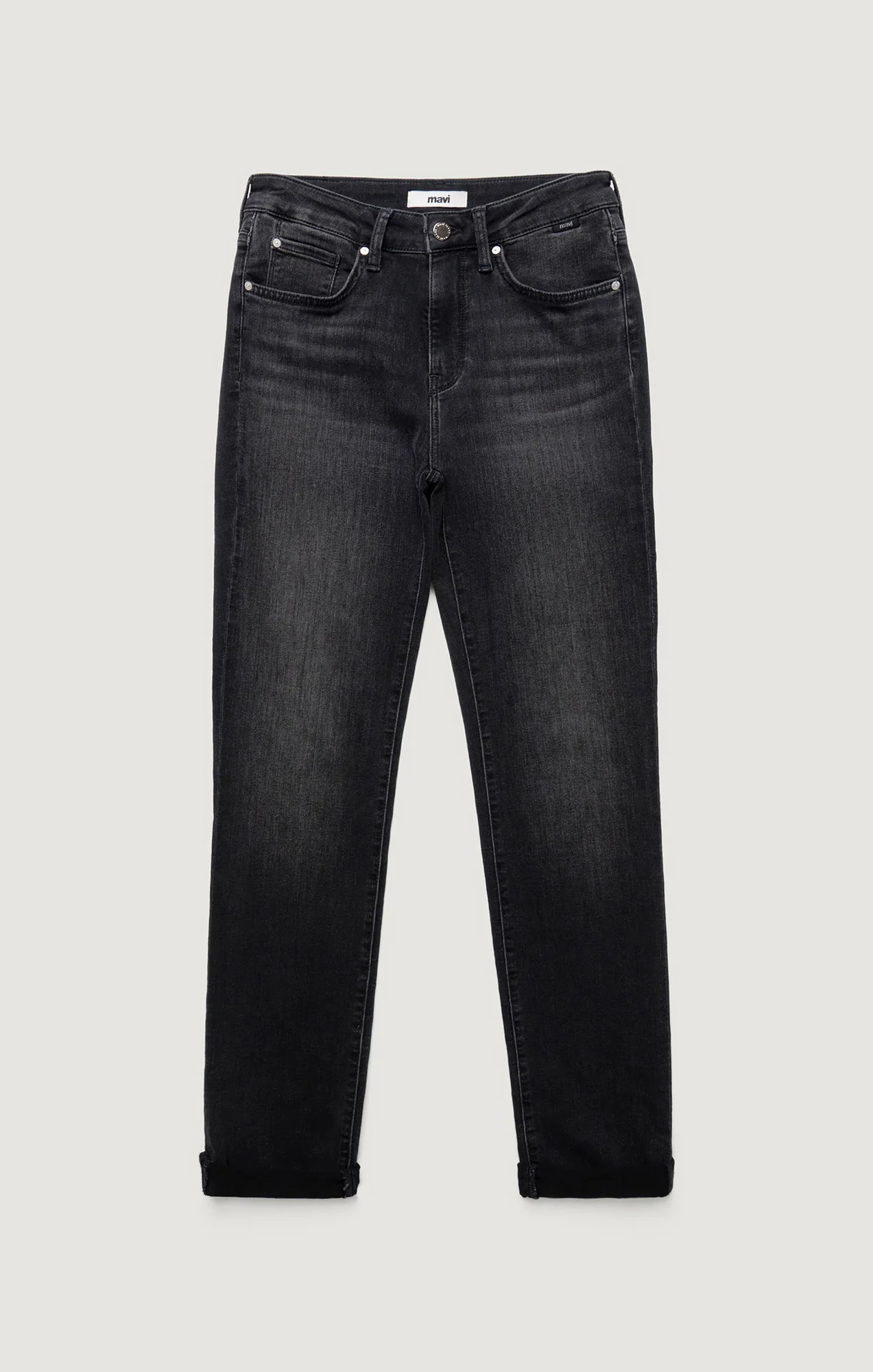 KATHLEEN SLIM BOYFRIEND IN SMOKE BRUSHED FEATHER BLUE - Image 7