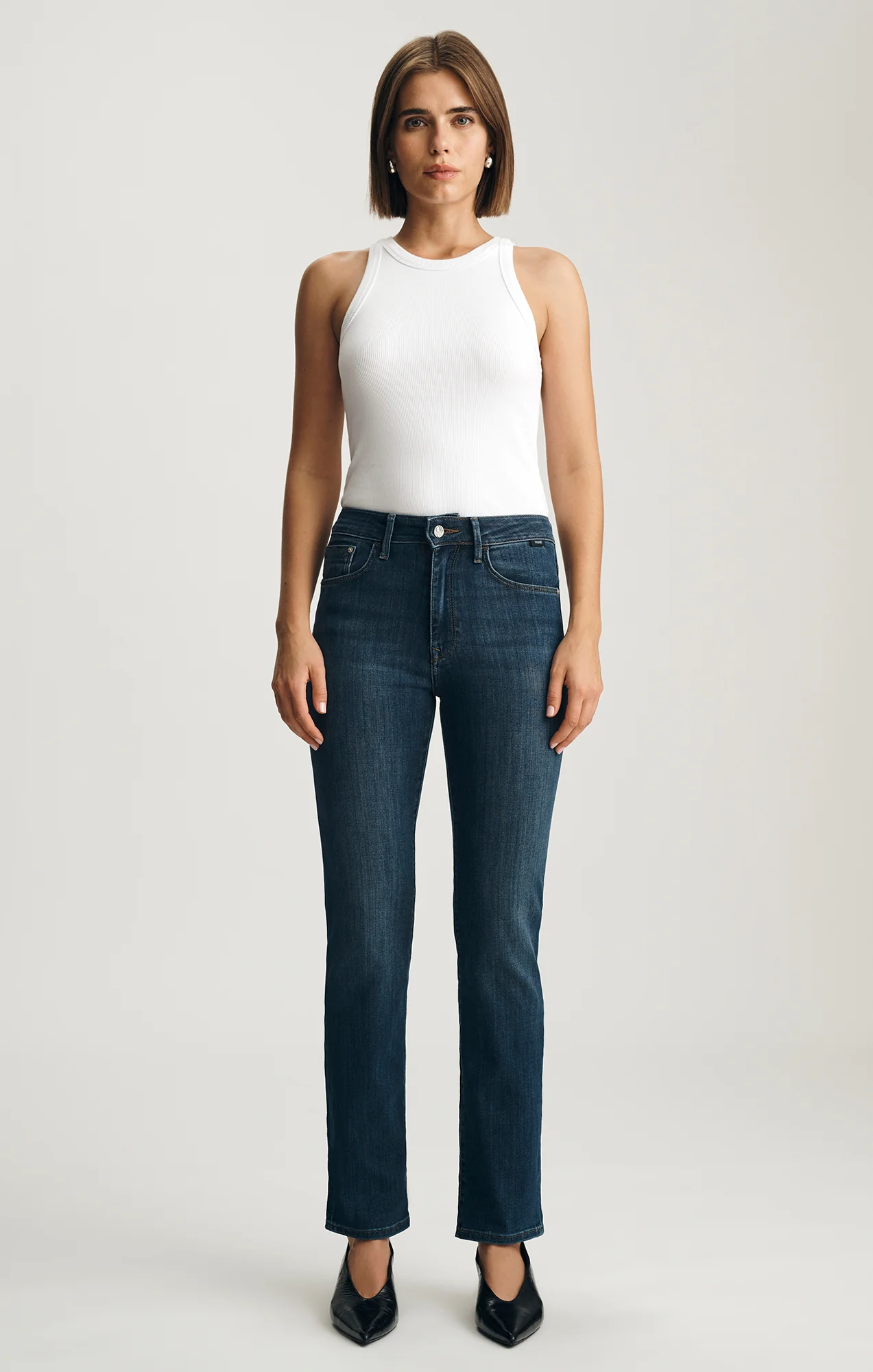 KENDRA STRAIGHT LEG IN INDIGO SUPERSOFT - Image 3