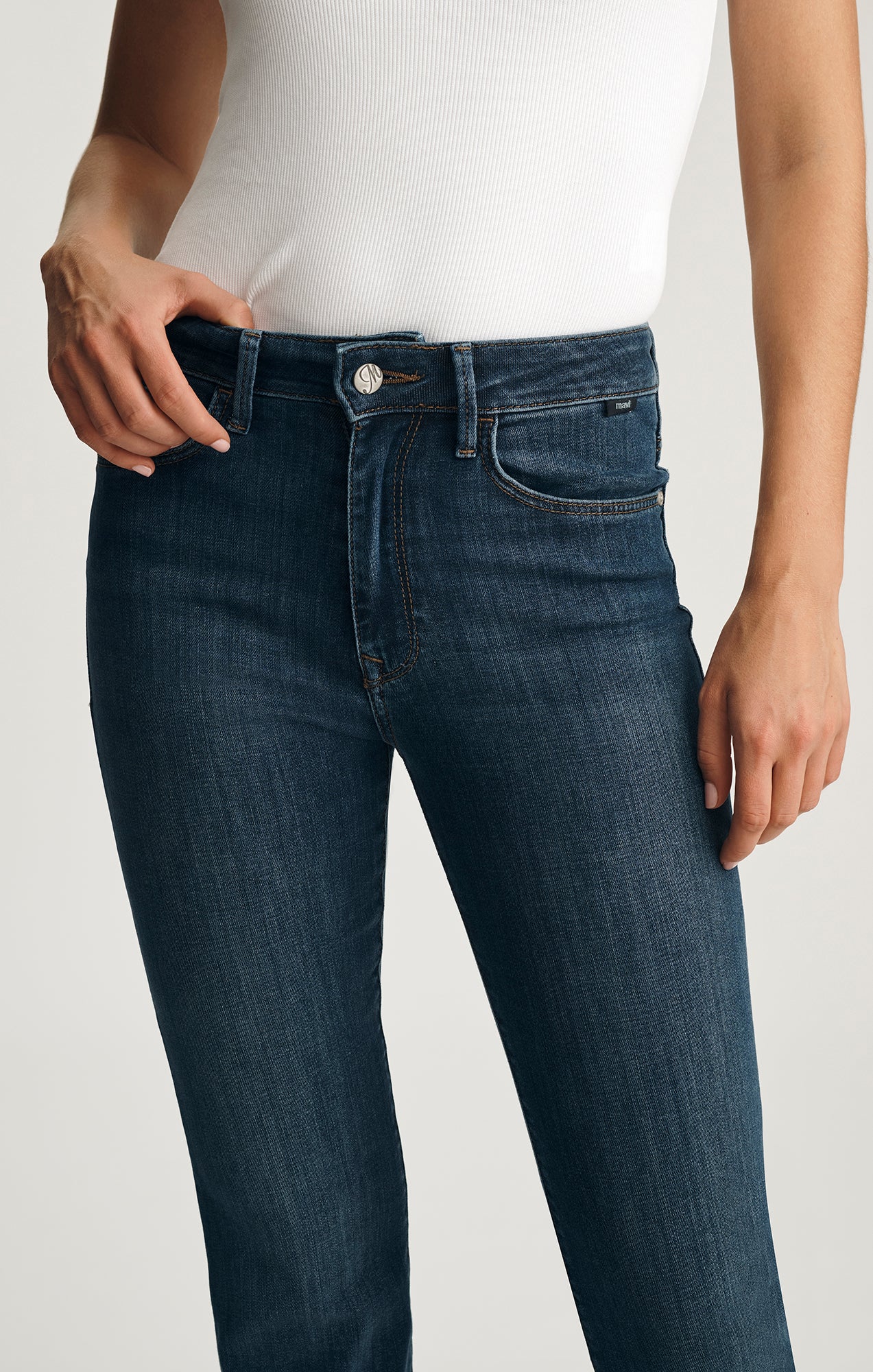 KENDRA STRAIGHT LEG IN INDIGO SUPERSOFT - Image 4