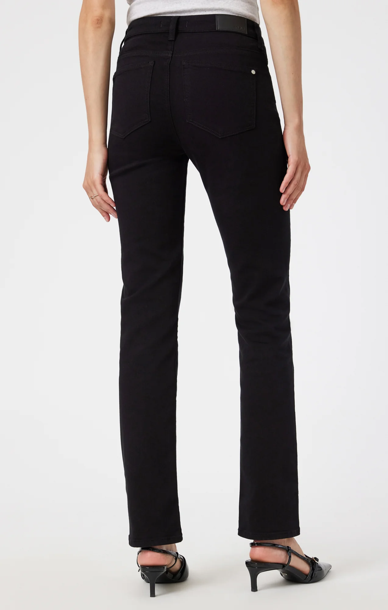 KENDRA STRAIGHT LEG IN BLACK FEATHER BLUE - Image 5
