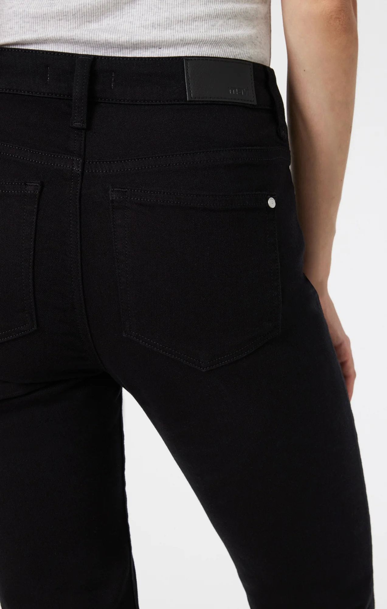 KENDRA STRAIGHT LEG IN BLACK FEATHER BLUE - Image 6