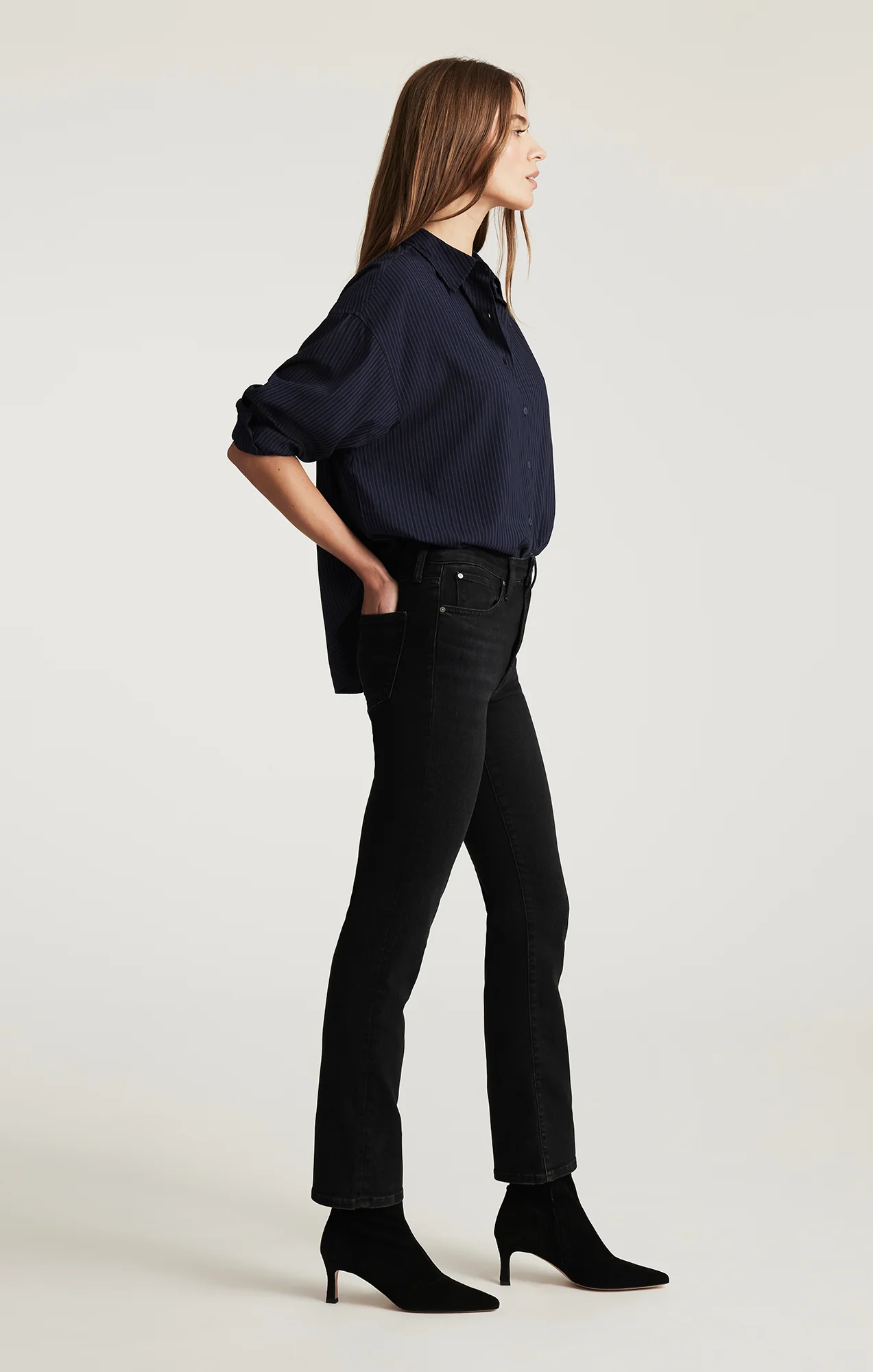 KENDRA STRAIGHT LEG IN DARK SMOKE FLEX BLUE - Image 2