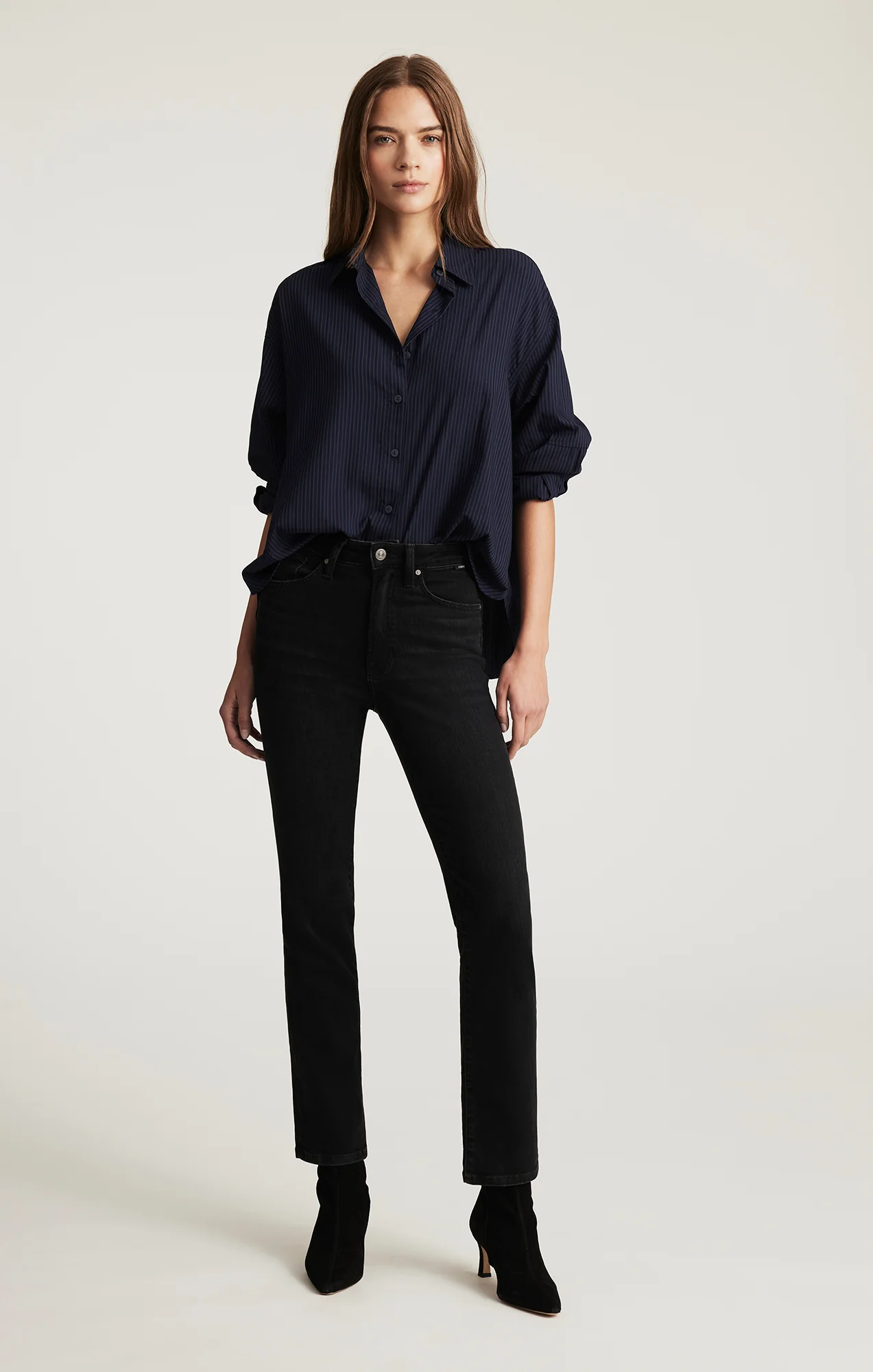 KENDRA STRAIGHT LEG IN DARK SMOKE FLEX BLUE - Image 3