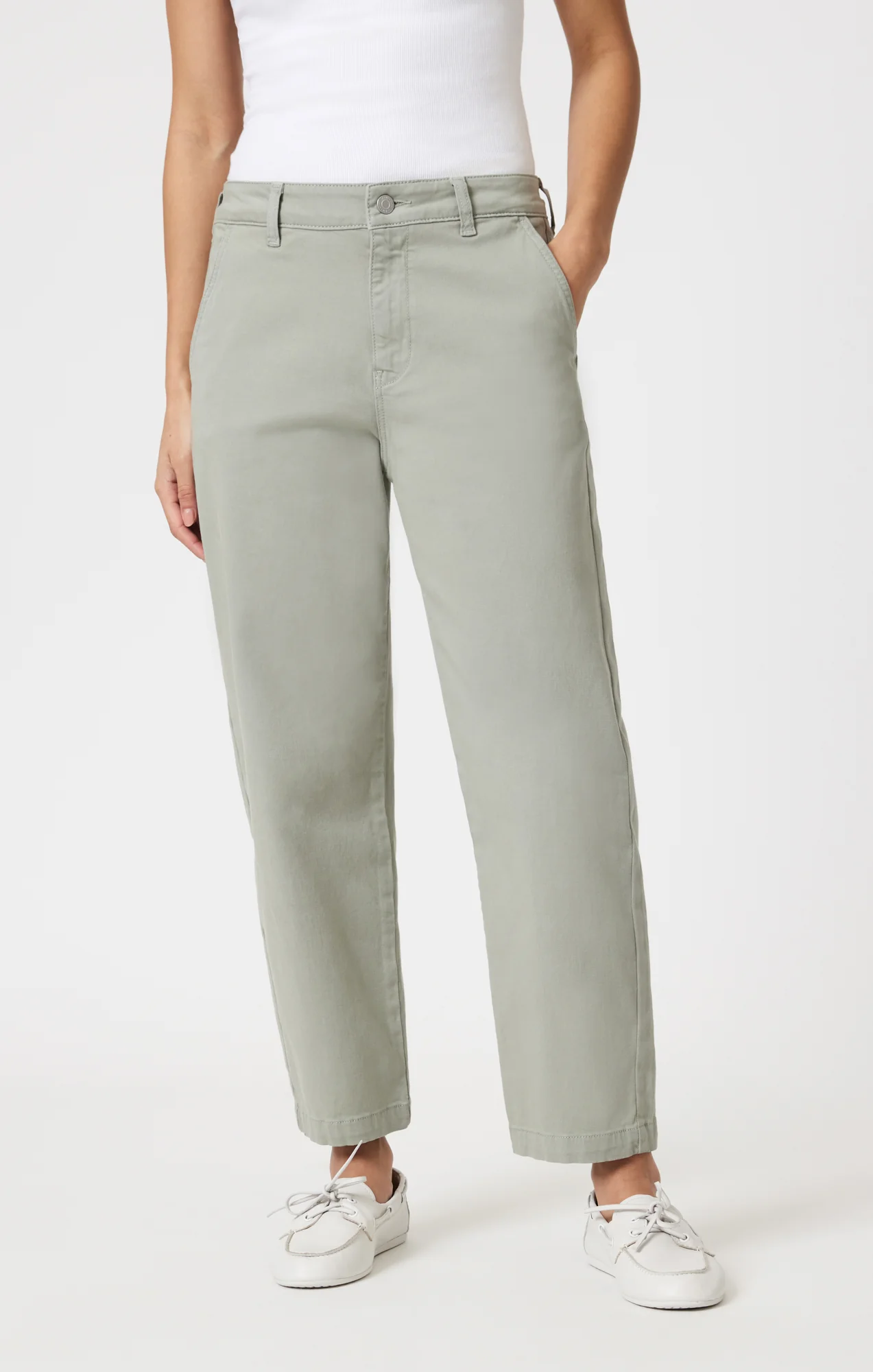 LAUREN STRAIGHT CHINO IN LINT CASUAL TWILL - Image 3
