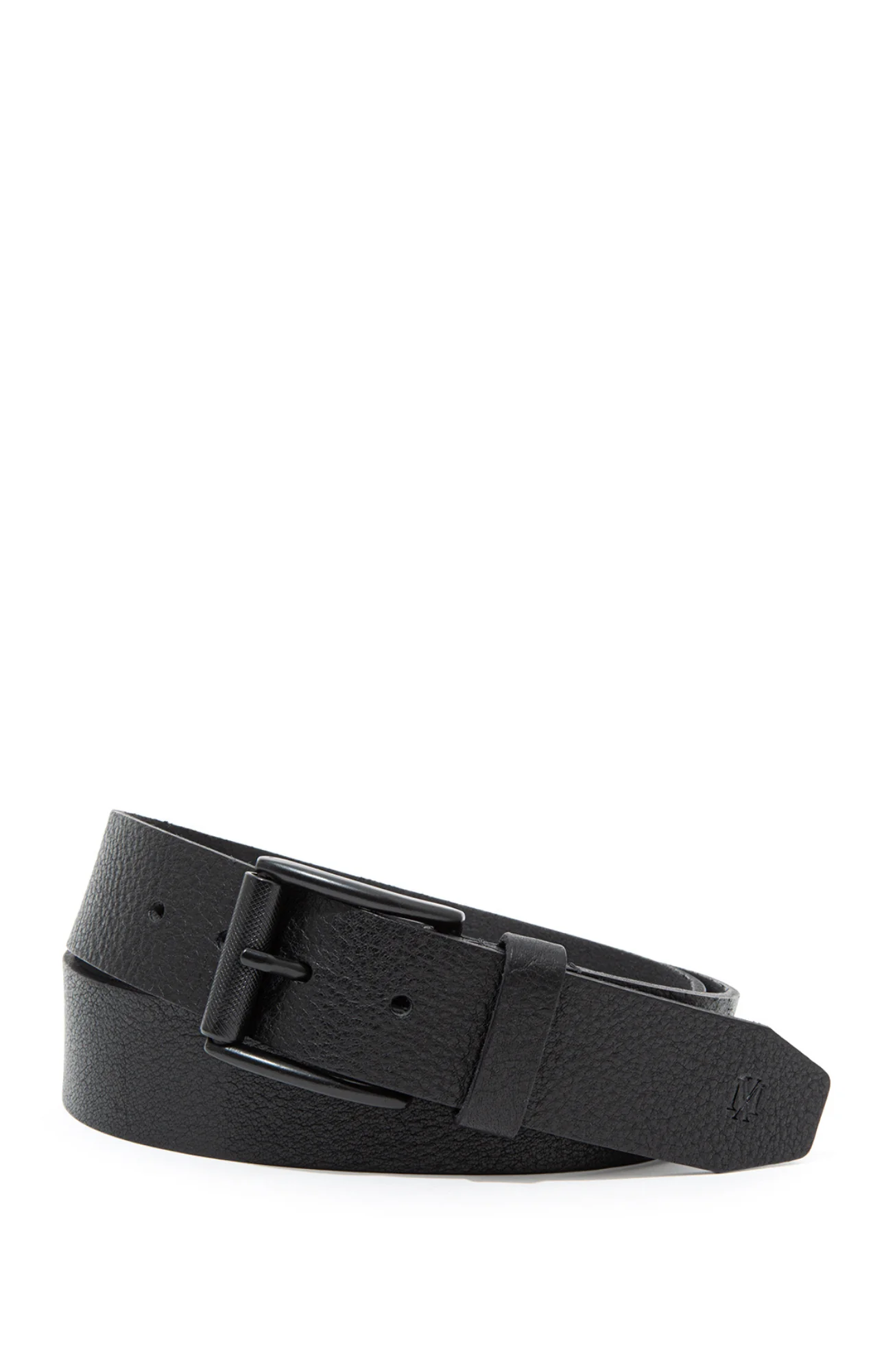 LEATHER BELT IN BLACK