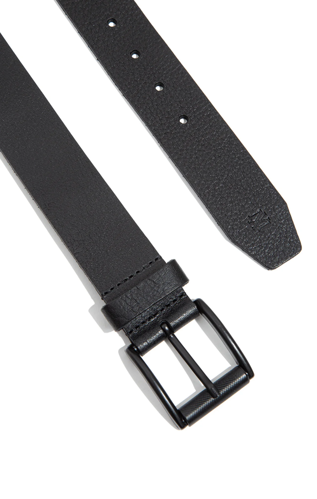 LEATHER BELT IN BLACK - Image 2