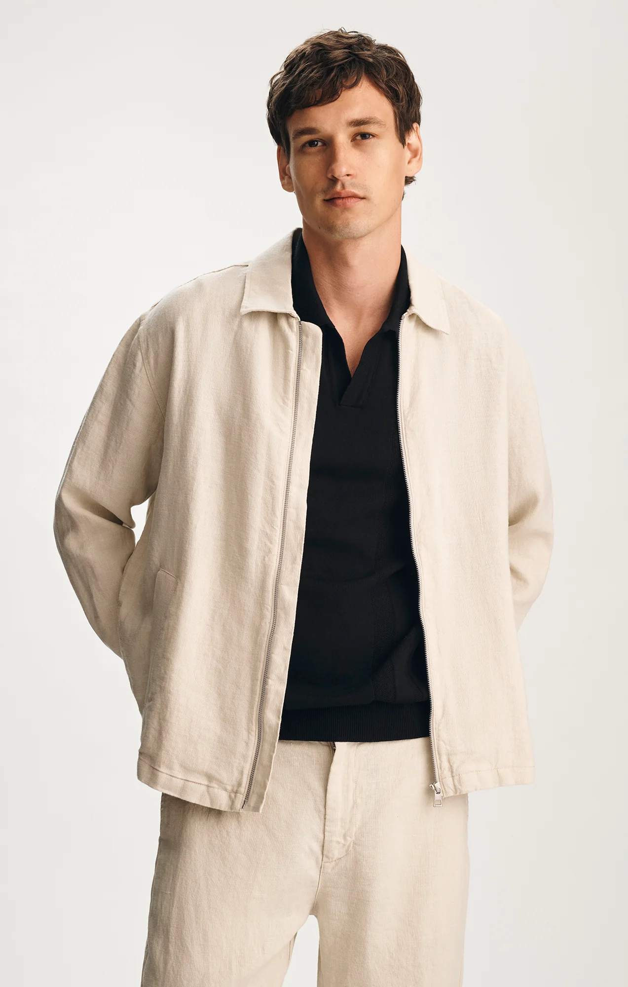 LINEN OVERSHIRT IN MOONSTRUCK