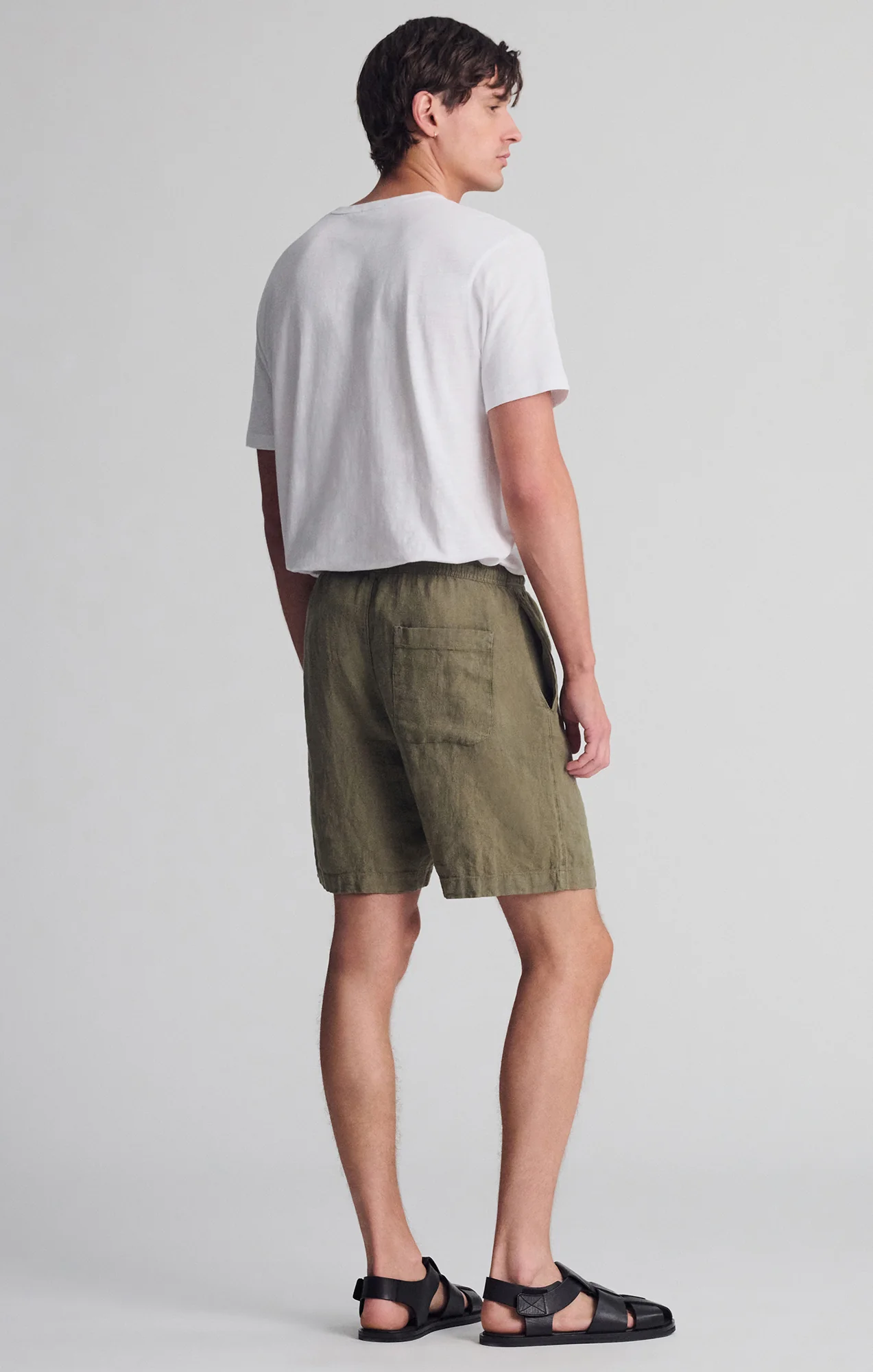 LINEN POCKET SHORTS IN KALAMATA - Image 2