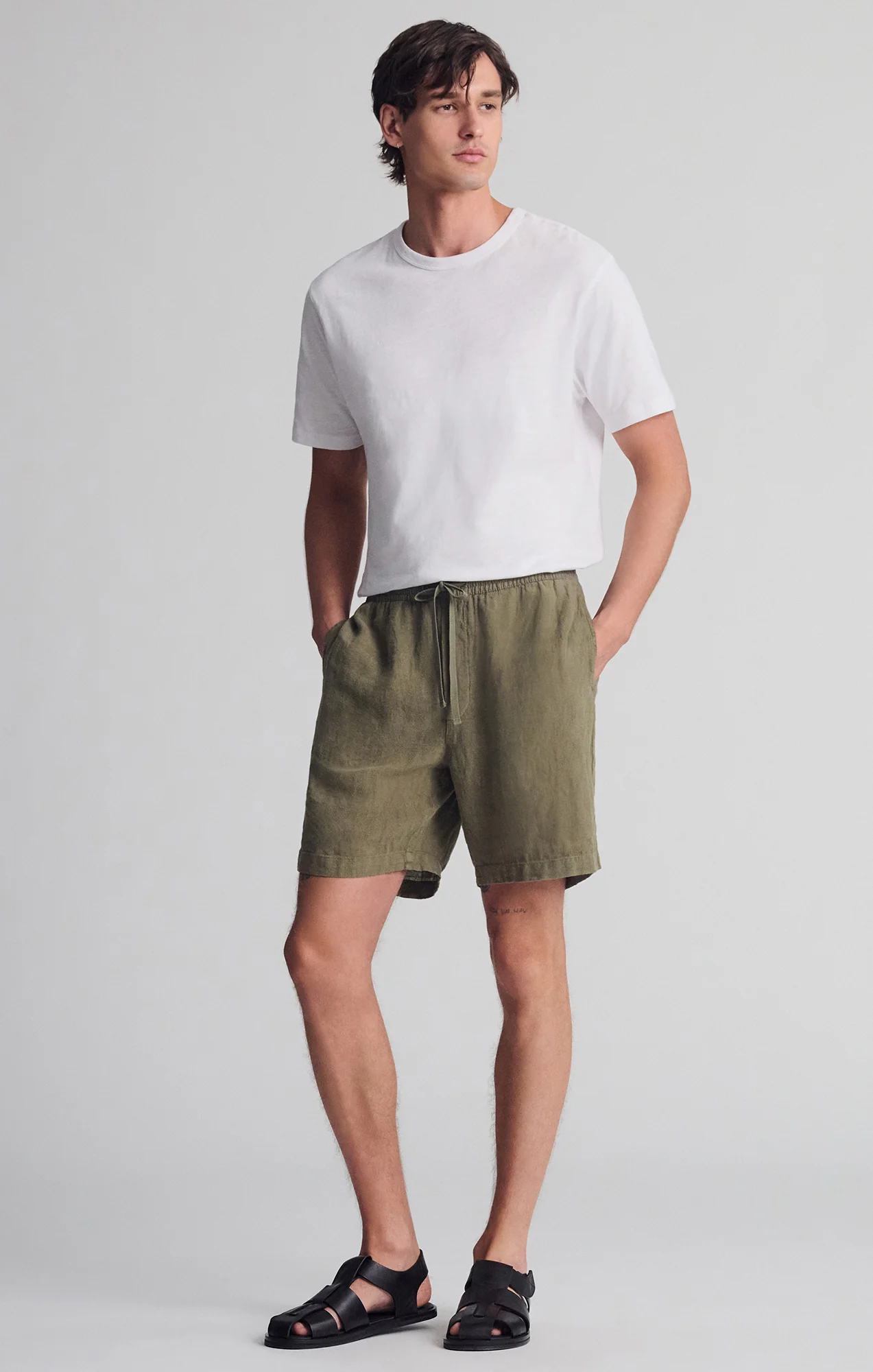 LINEN POCKET SHORTS IN KALAMATA - Image 5