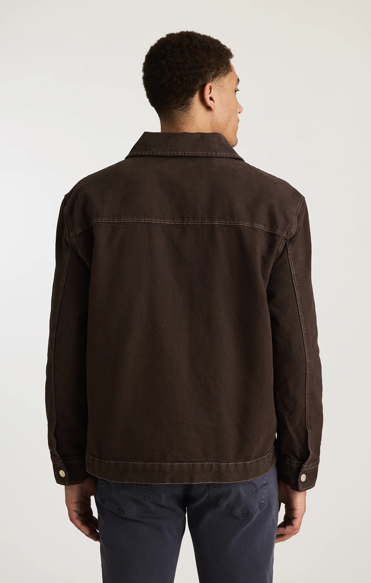 ONE POCKET OVERSHIRT IN AFTER DARK - Image 3