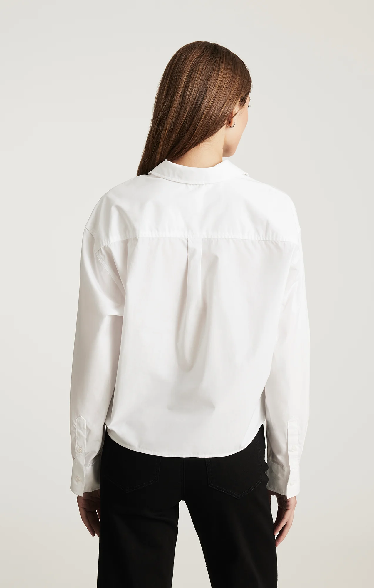 ONE POCKET BUTTON-UP SHIRT IN WHITE - Image 3