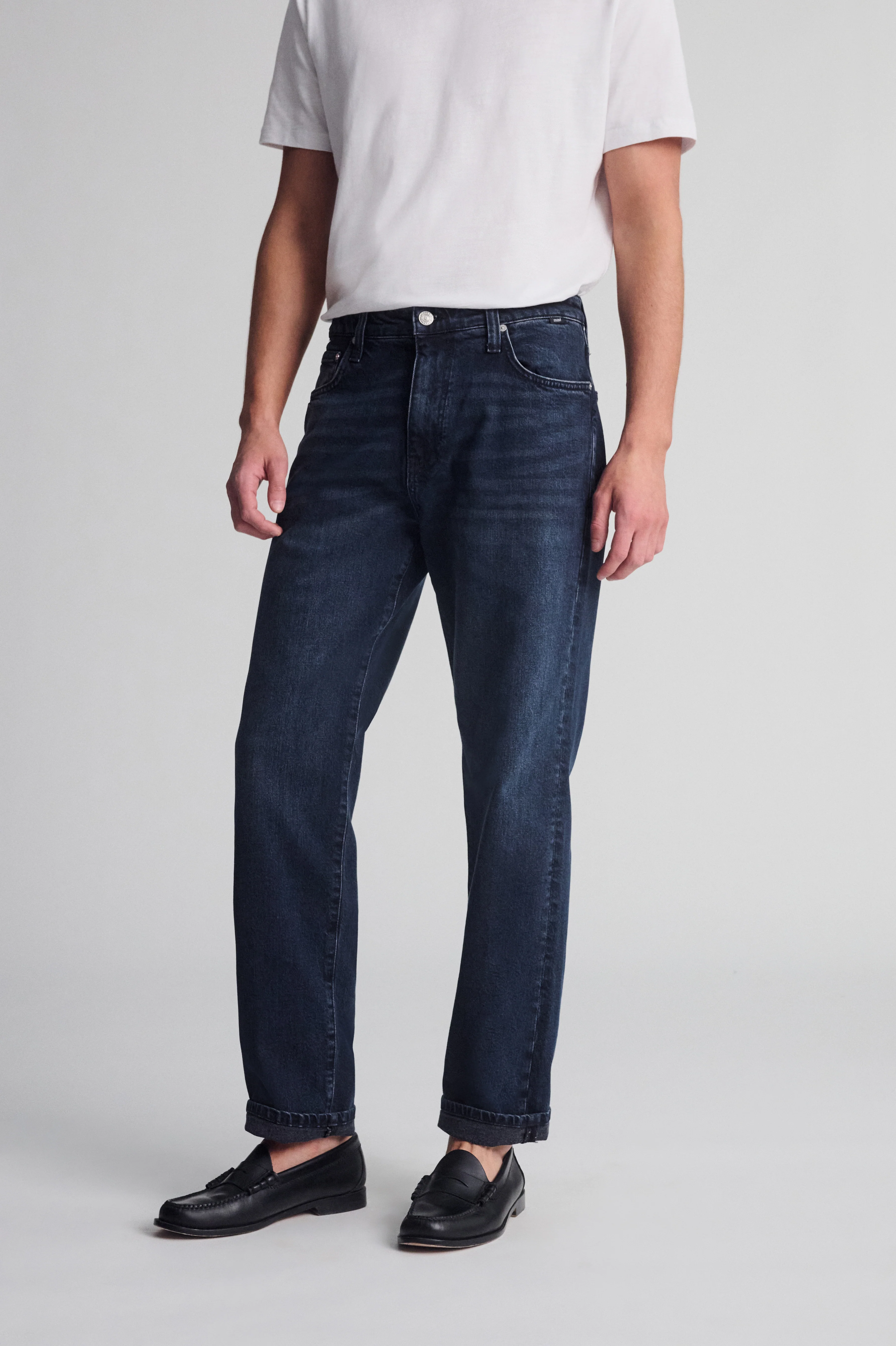 MARCEL LOOSE STRAIGHT LEG IN INK CLASSIC BLUE - Image 5
