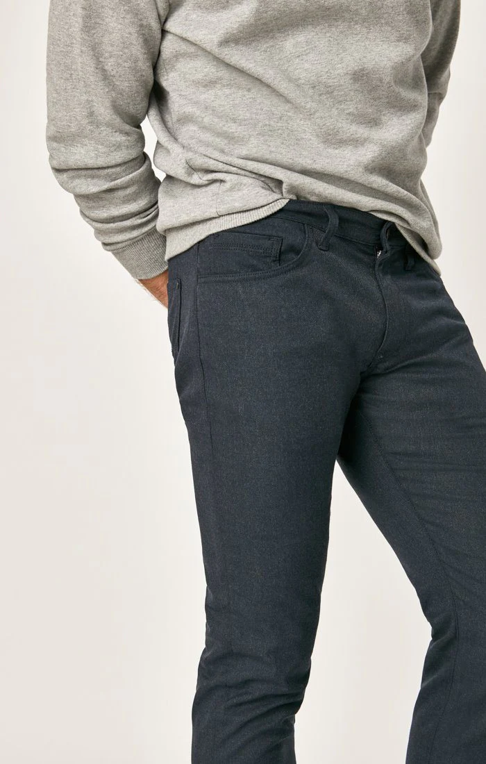 MARCUS SLIM STRAIGHT LEG IN NAVY FEATHER TWEED - Image 6