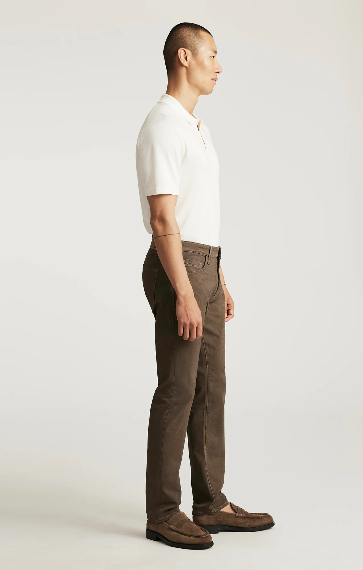 MARCUS SLIM STRAIGHT LEG IN BROWN ATHLETIC - Image 3