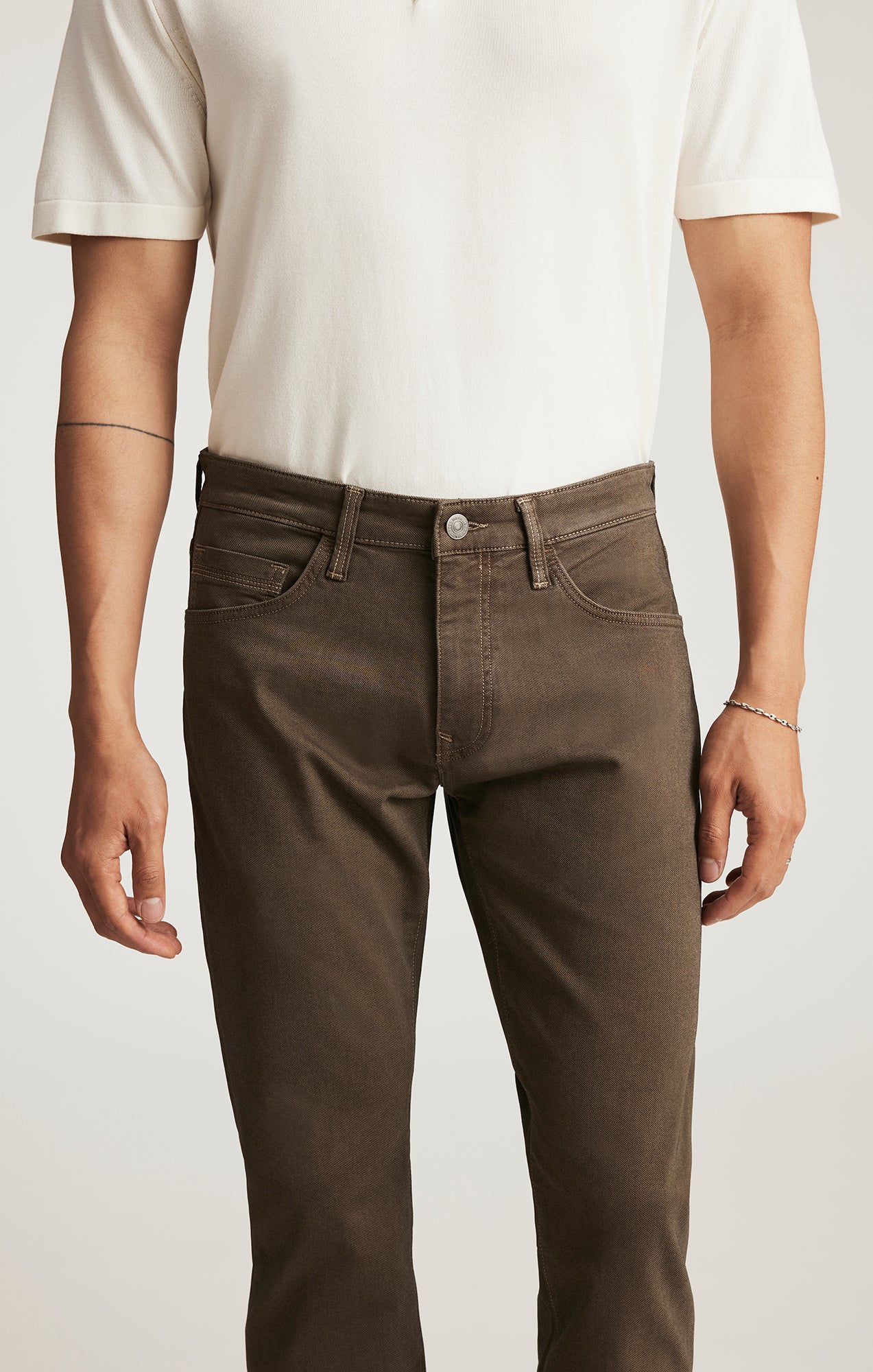 MARCUS SLIM STRAIGHT LEG IN BROWN ATHLETIC - Image 5